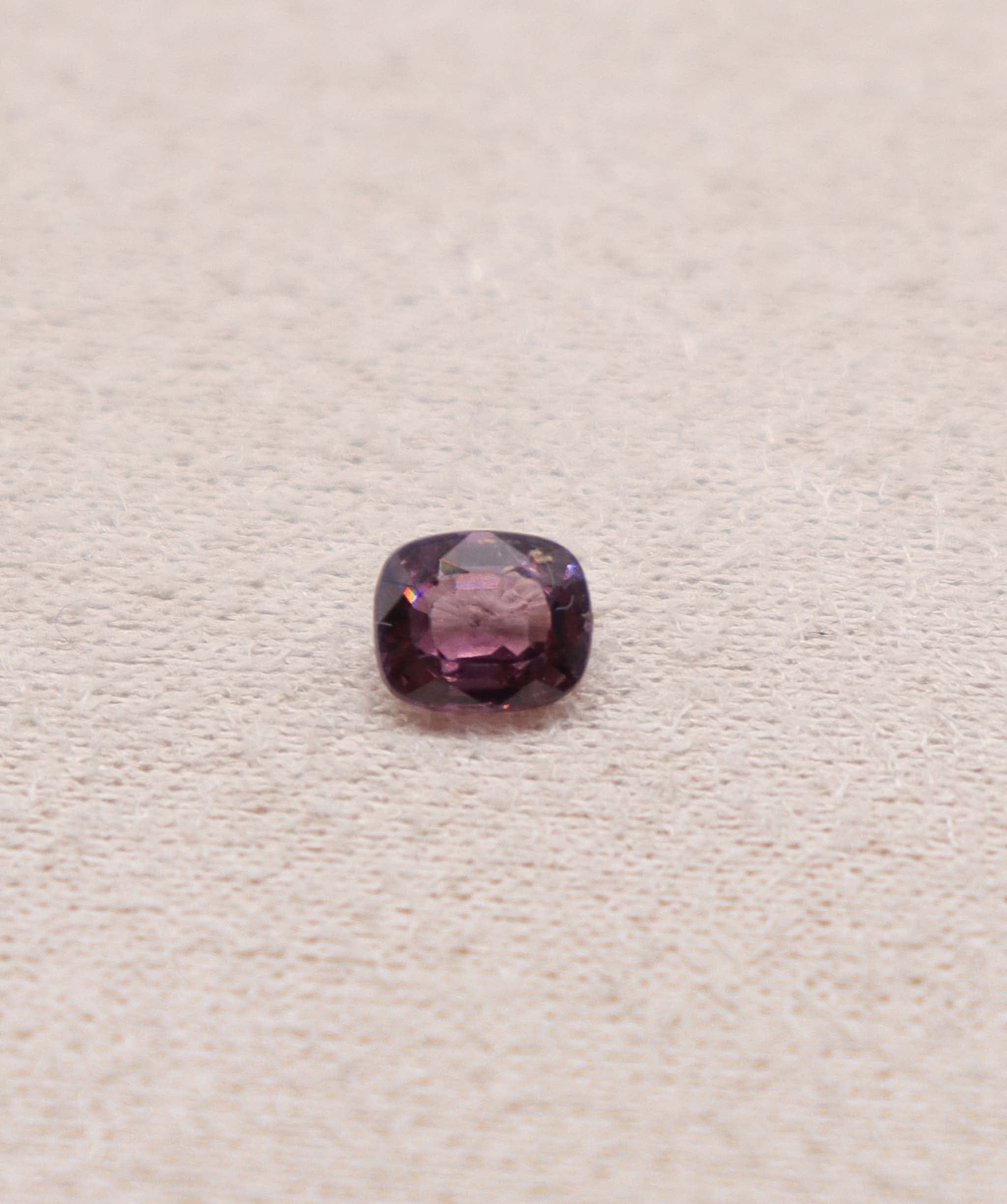 Luxury Promise 0.8ct Purple Elongated Cushion Spinel DXBS4948