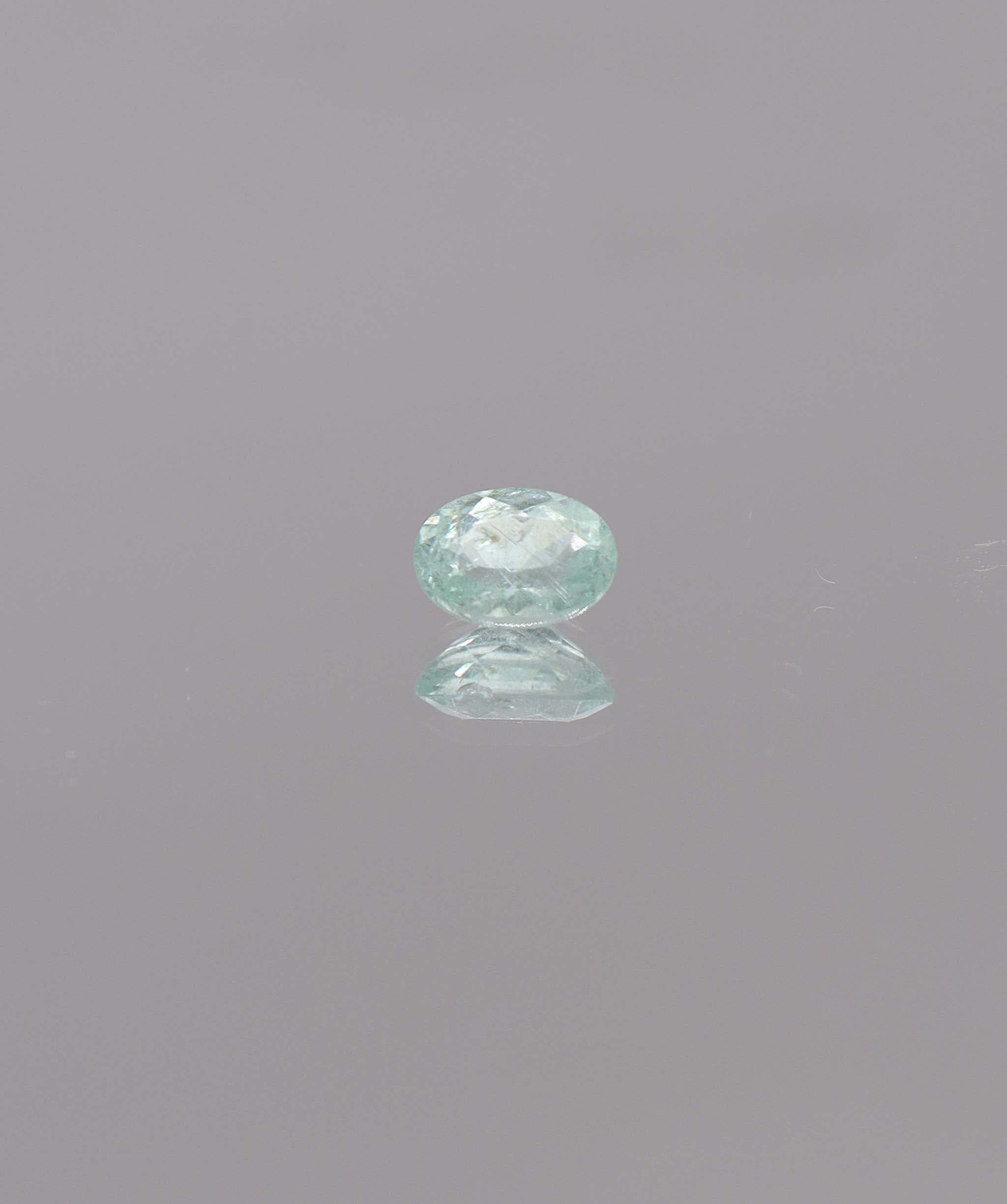 Luxury Promise 0.90ct Neon Greenish Blue Paraiba 19 DXBS5478
