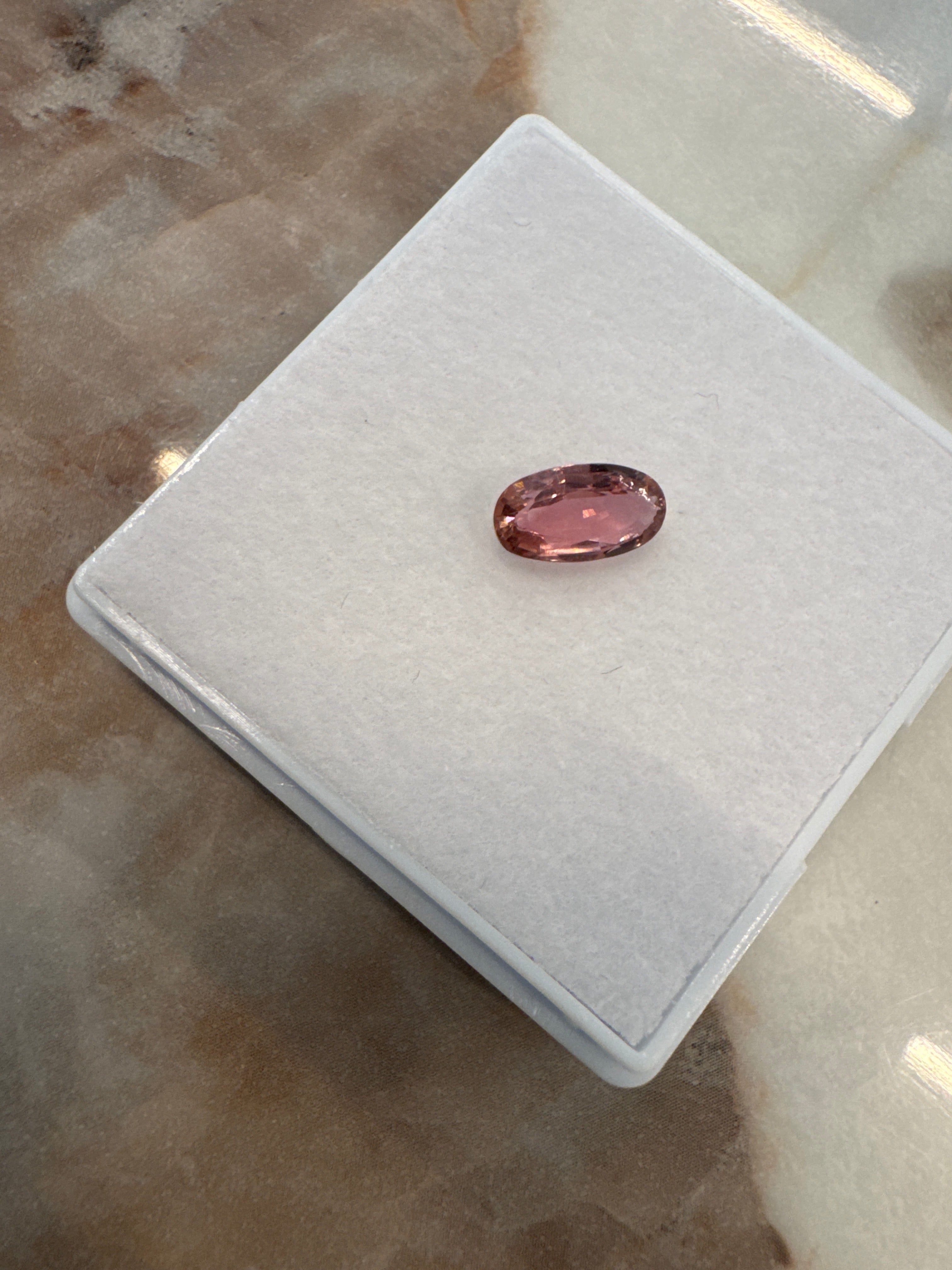 Luxury Promise 0.90ct pink tourmaline  DXBCD0882