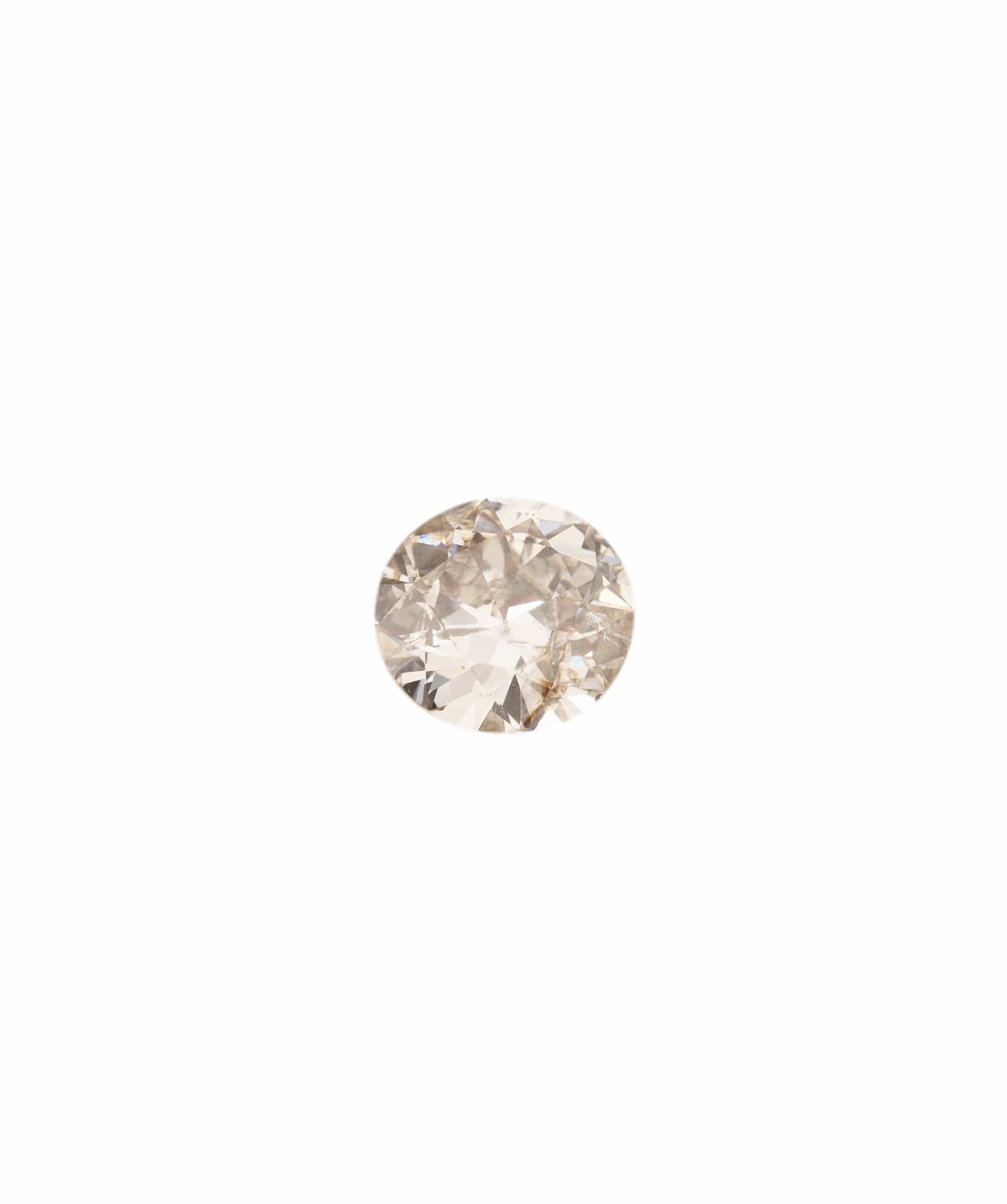 Luxury Promise 0.92CT ROUND FLAT LARGE FACED OLD MINE DIAMOND ANL0094