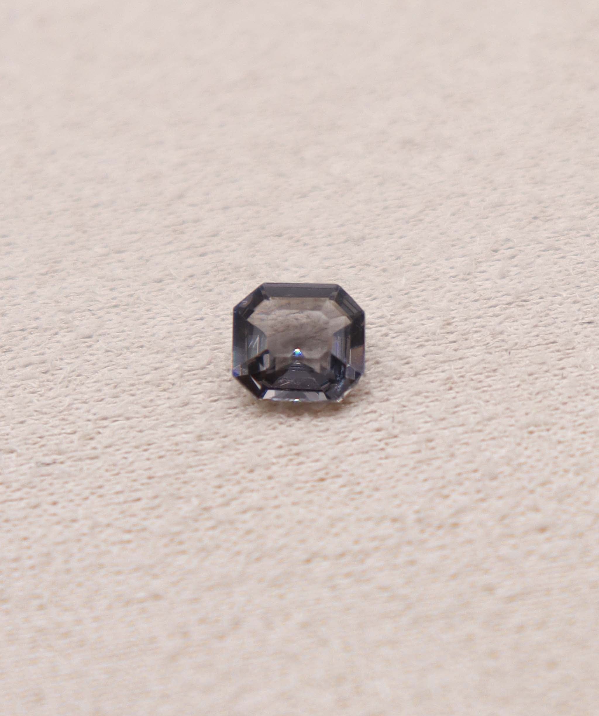 Luxury Promise 0.95ct Grey Emerald Cut Spinel DXBS4914