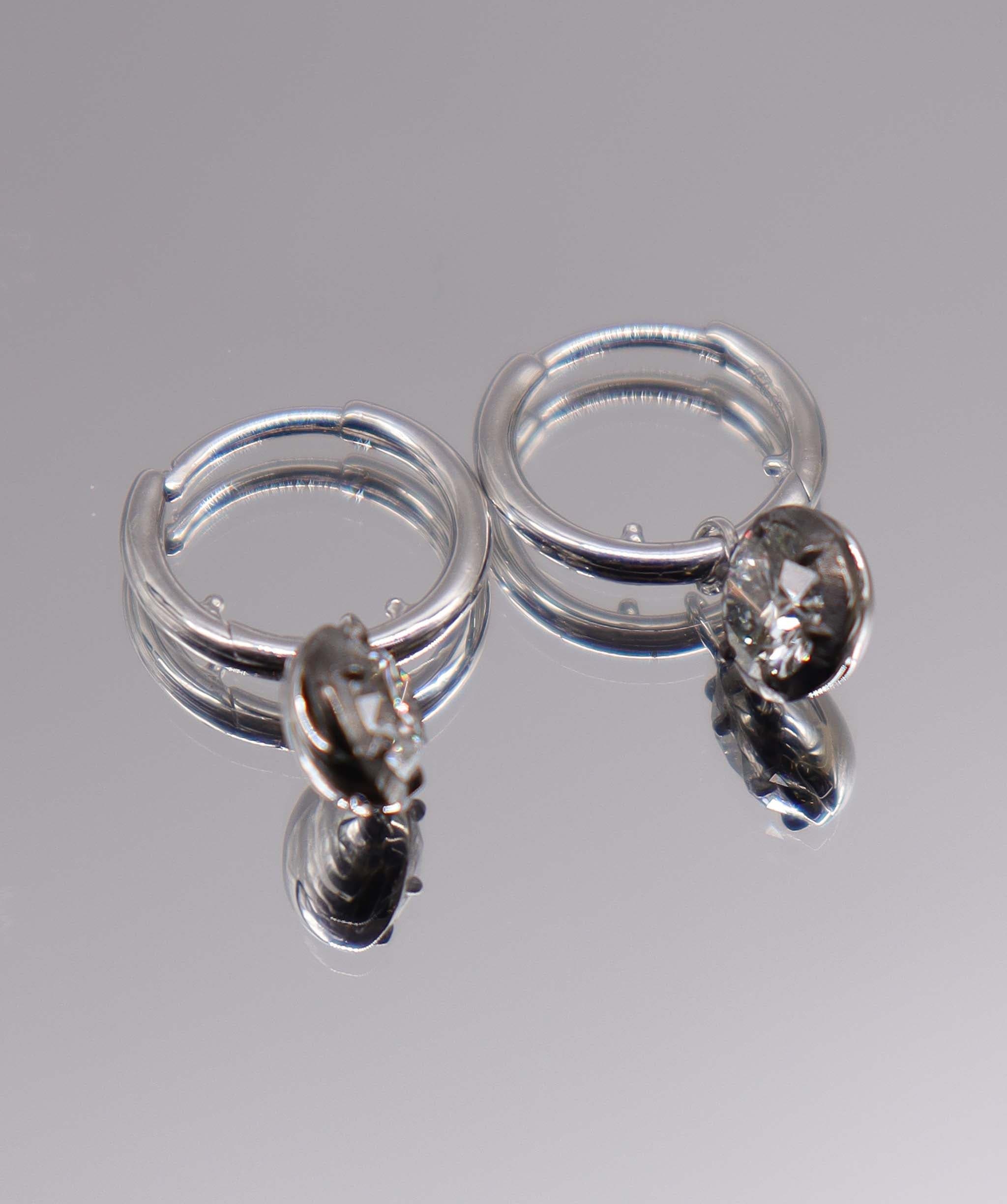 Luxury Promise 0.95CT Small Diamonds (G-H/VS-SI)  EARRINGS E7935