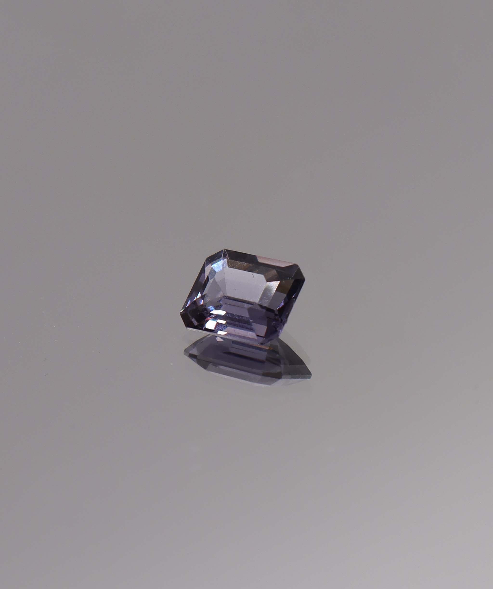 Luxury Promise 1.00ct Lavender Storm Spinel Emerald Cut DXBCS1590