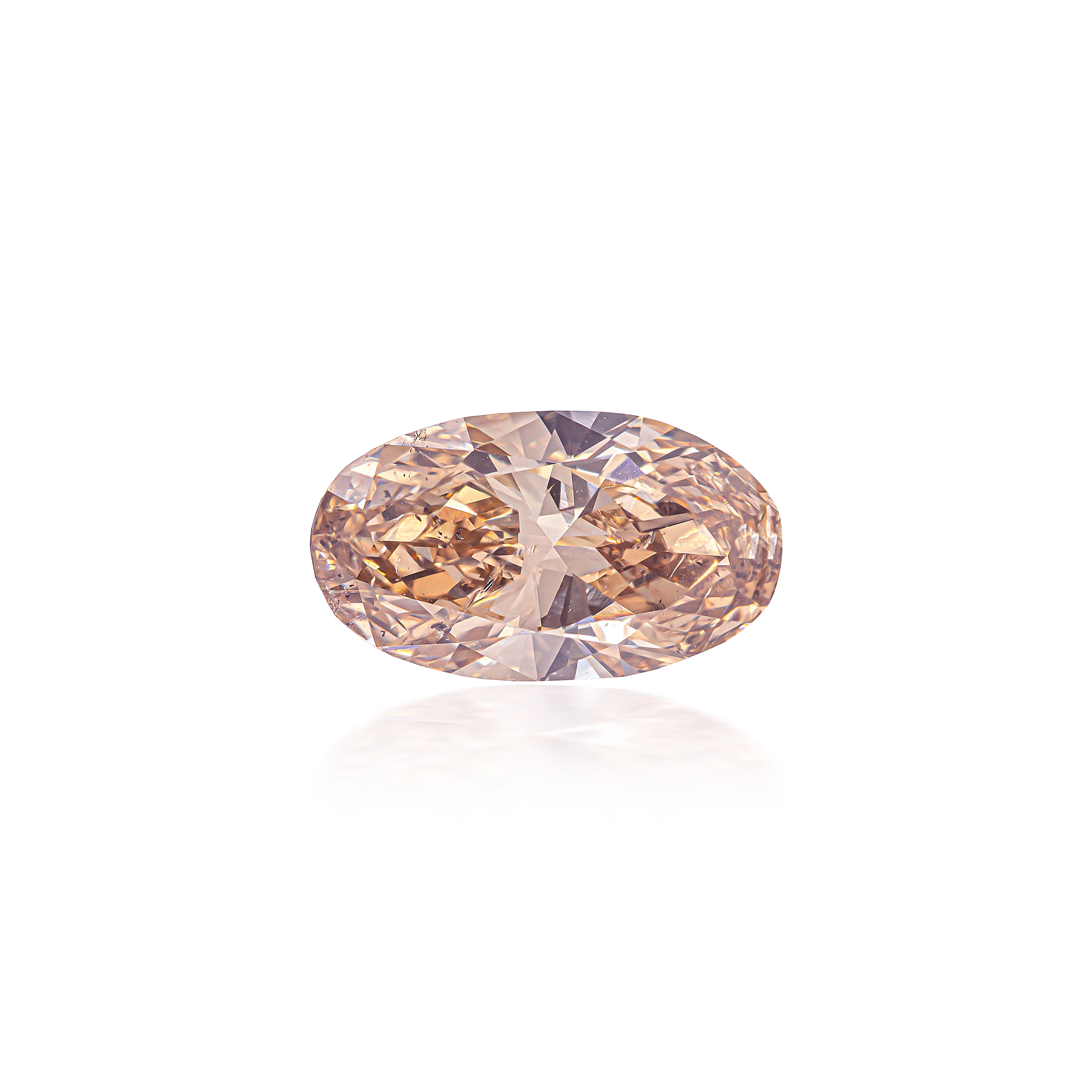 Luxury Promise 1.01ct  INTENSE ROSEFLAME PINK LONG OVAL DIAMOND DBXN0523