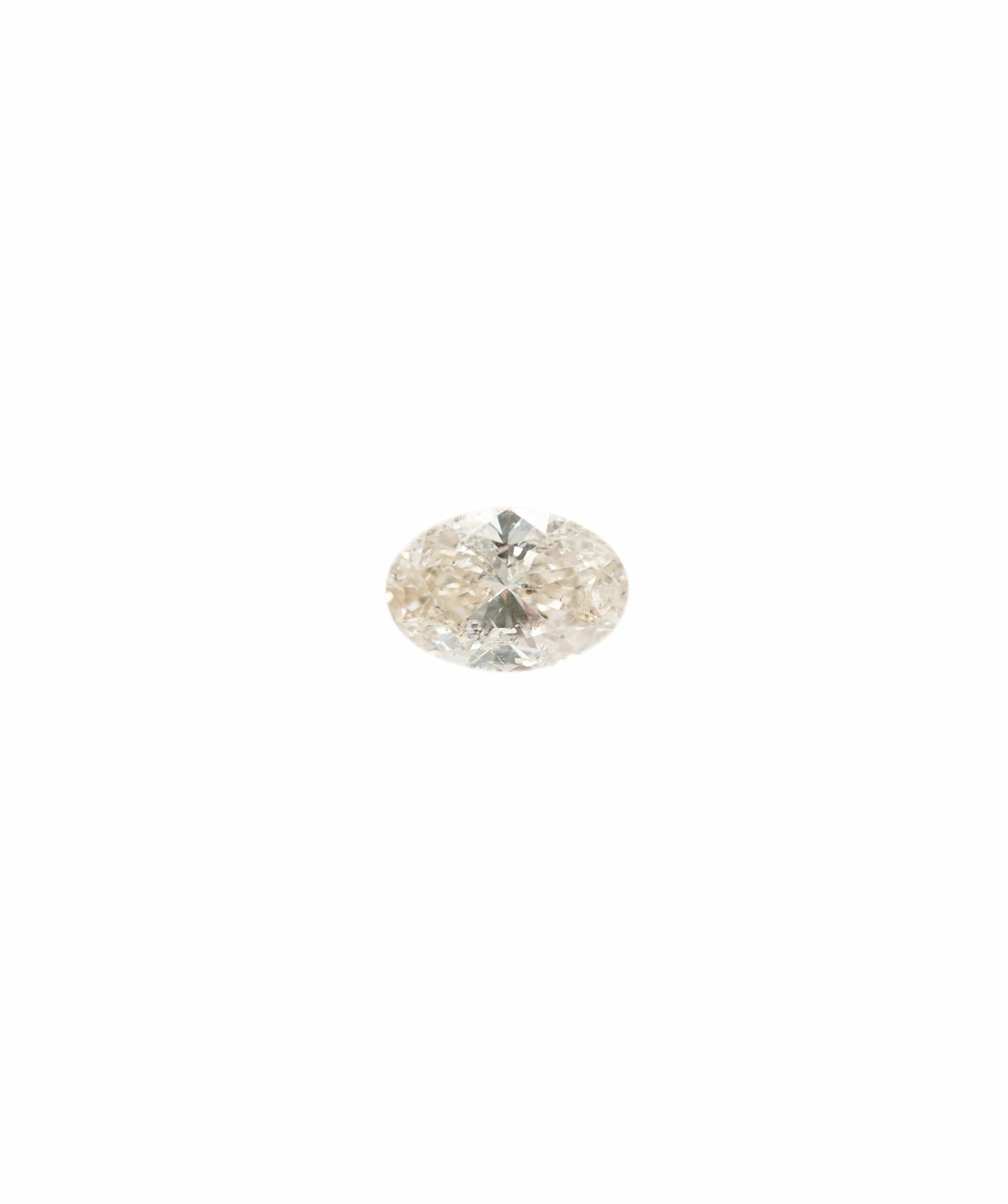 Luxury Promise 1.06ct Champagne Pink Oval Diamond DBXCN0033