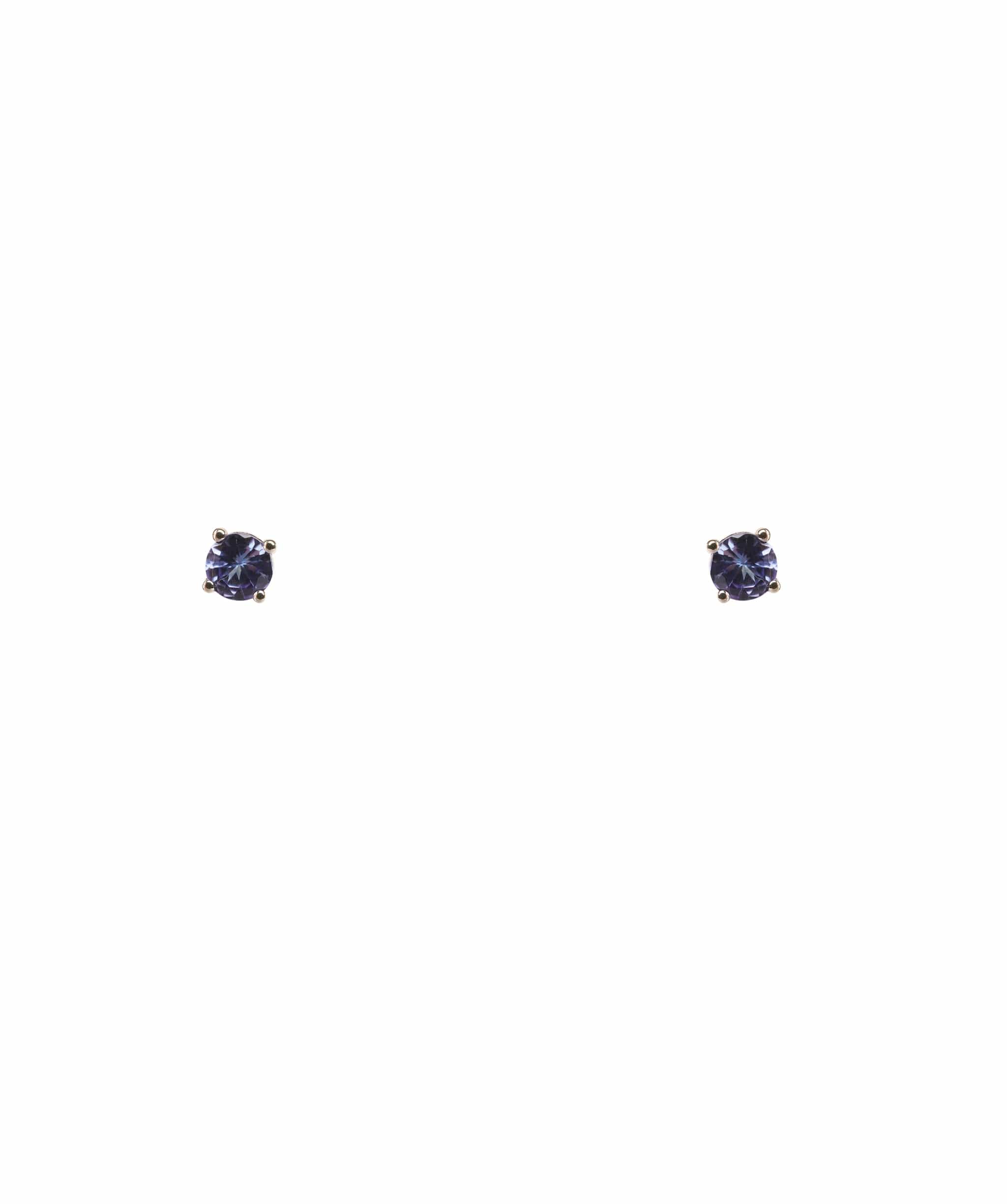 Luxury Promise 1.08ct Tanzanite 925 Silver White Push & Post Earrings ALC3085