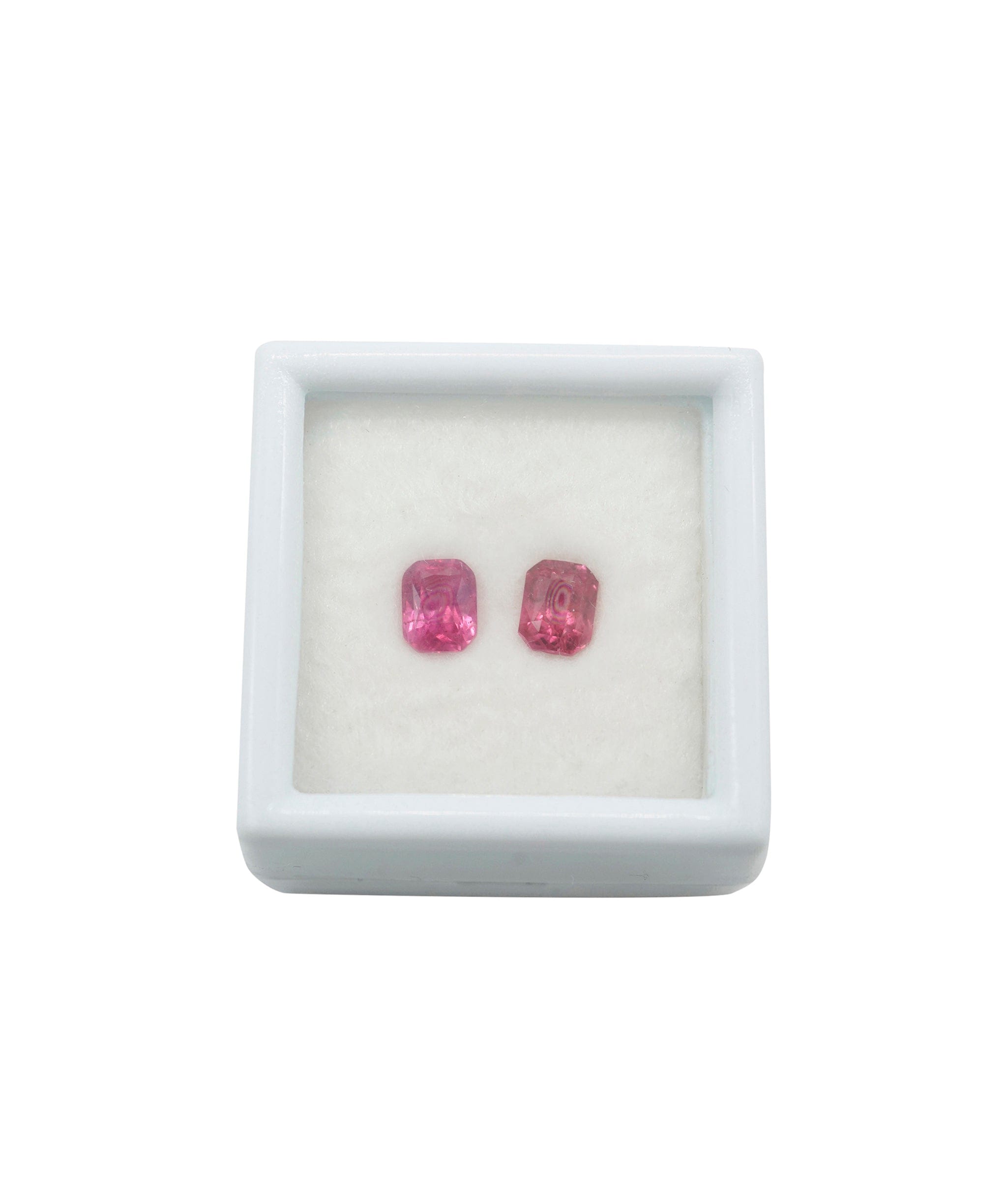 Luxury Promise 1.1CT NATURALLY HEAT PADPARADSCHA (PAIR) MS 8877-23