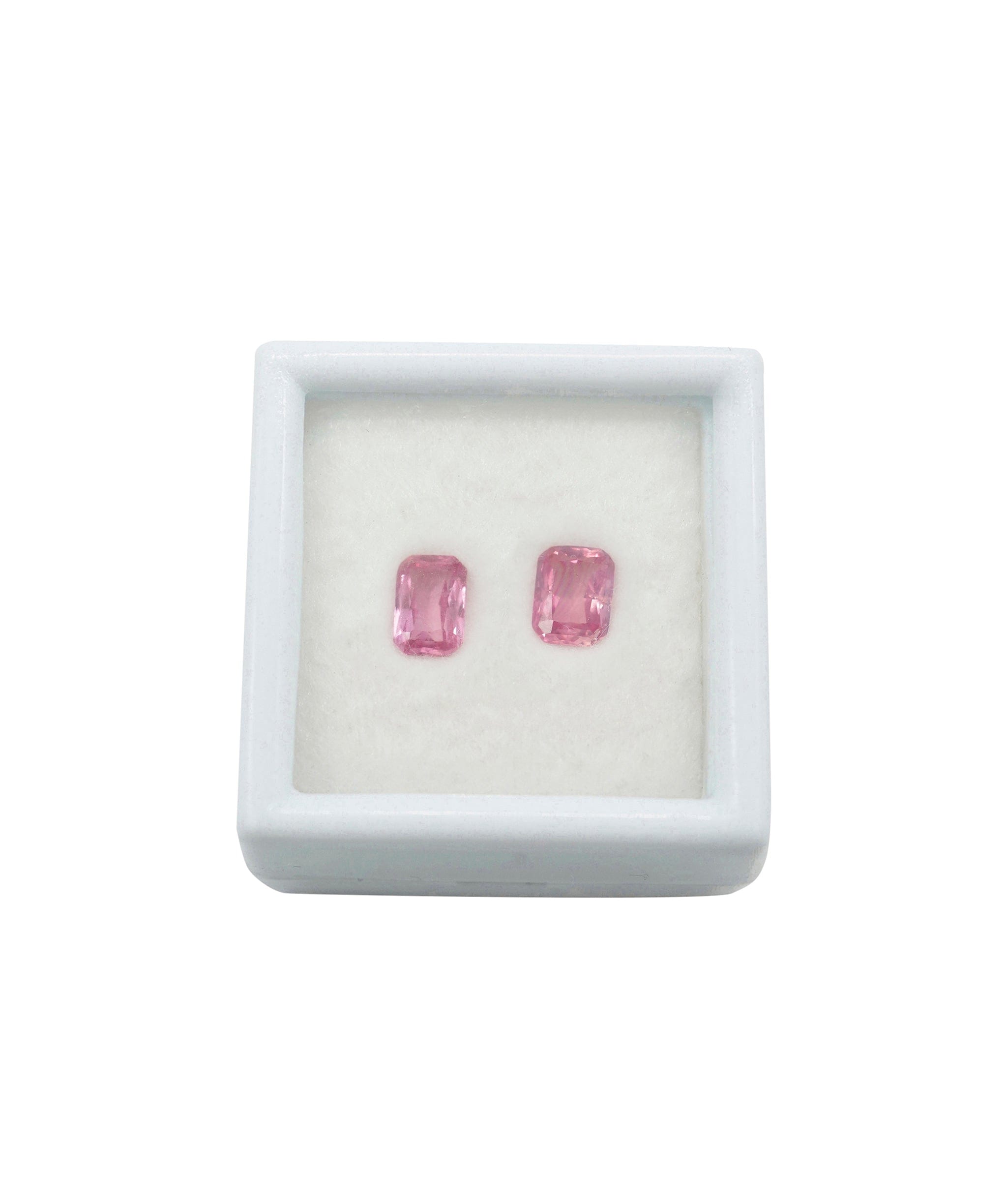 Luxury Promise 1.23CT NATURAL UNHEATED PADPARADSCHA (PAIR) MS 8877-55/56