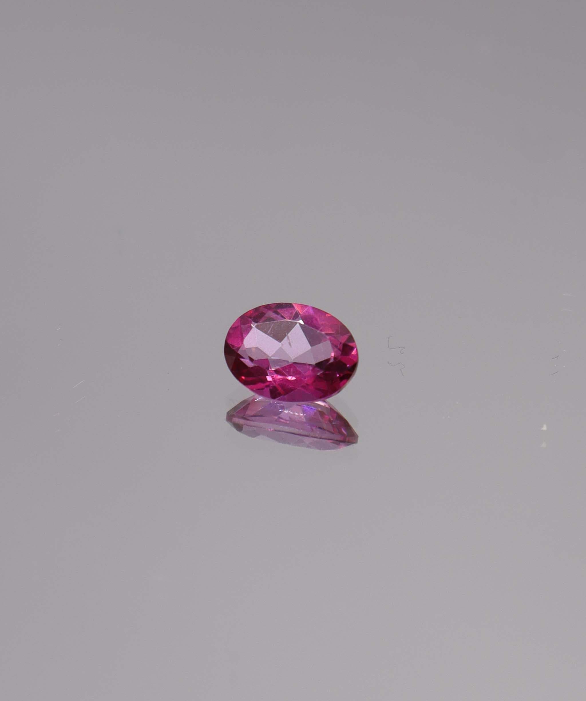 Luxury Promise 1.28ct Oval Cut Pink Topaz DXBS6160