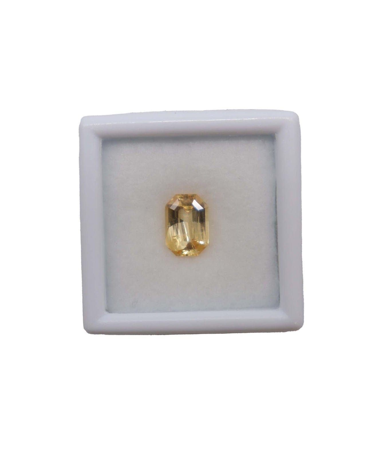 Luxury Promise 1.33CT  NATURALLY HEATED YELLOW SAPPHIRE  MS 18770-42