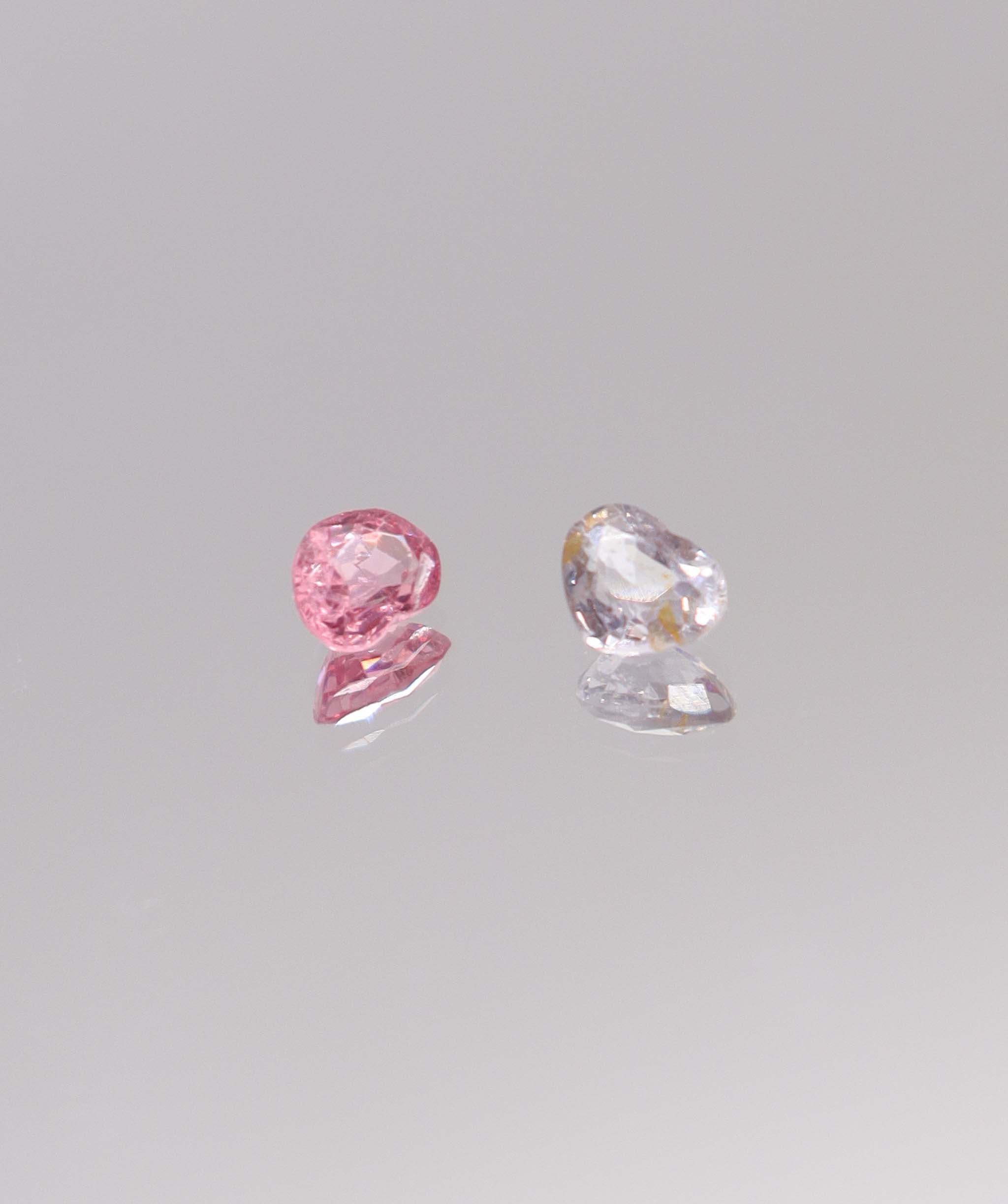 Luxury Promise 1.33ct pink-purple heart spinel DXBCD1108