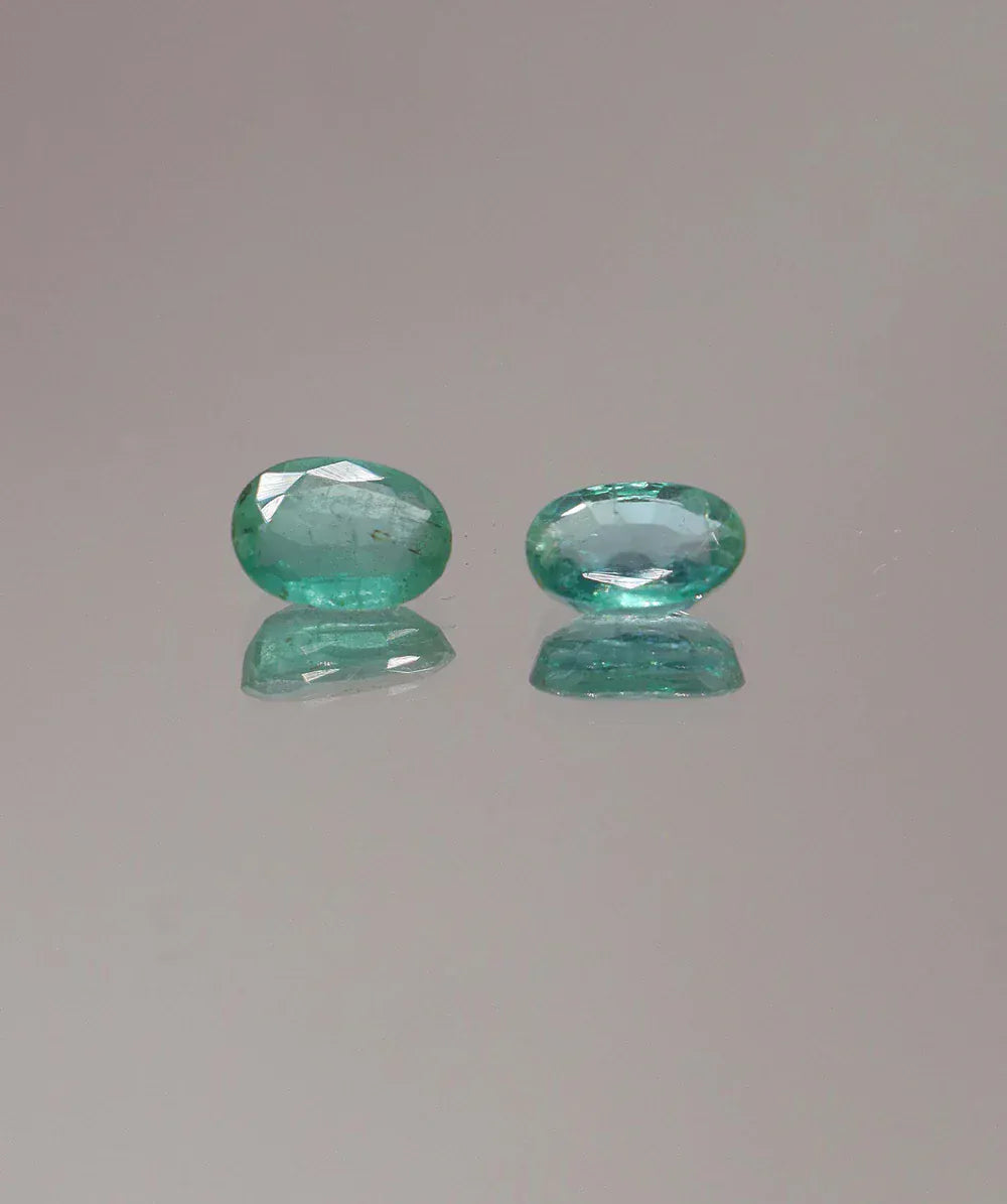 Luxury Promise 1.46ct Emerald pair DXBCS3179