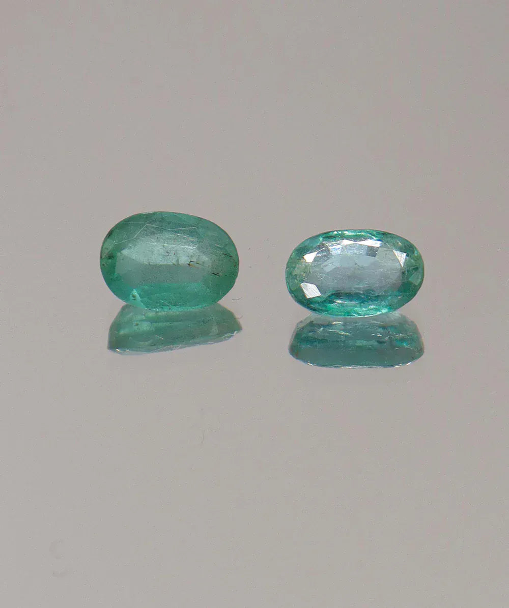 Luxury Promise 1.46ct Emerald pair DXBCS3179