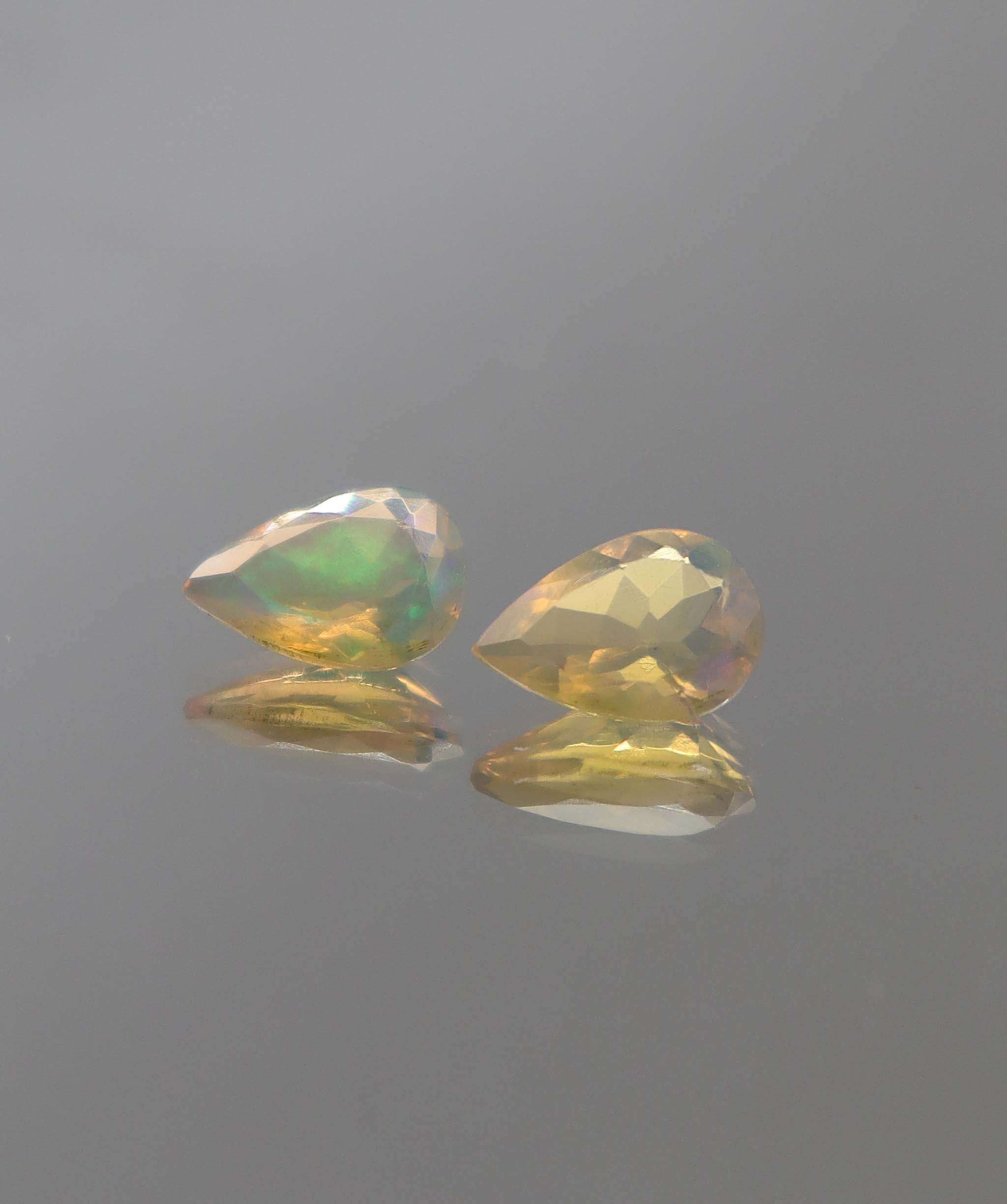 Luxury Promise 1.48ct Opal Pear pair DXBCS2304