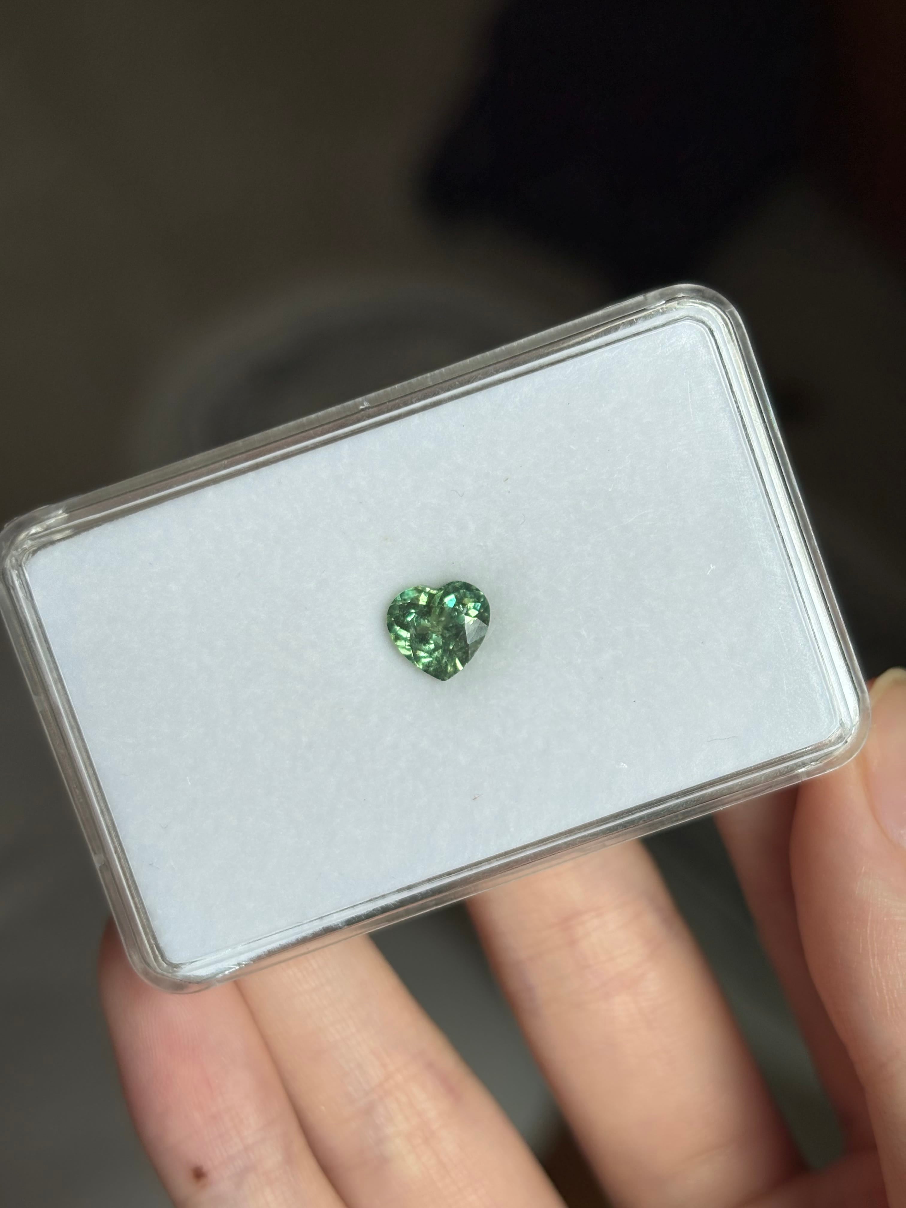 Luxury Promise 1.56ct Demantoid Heart DXBCS4643