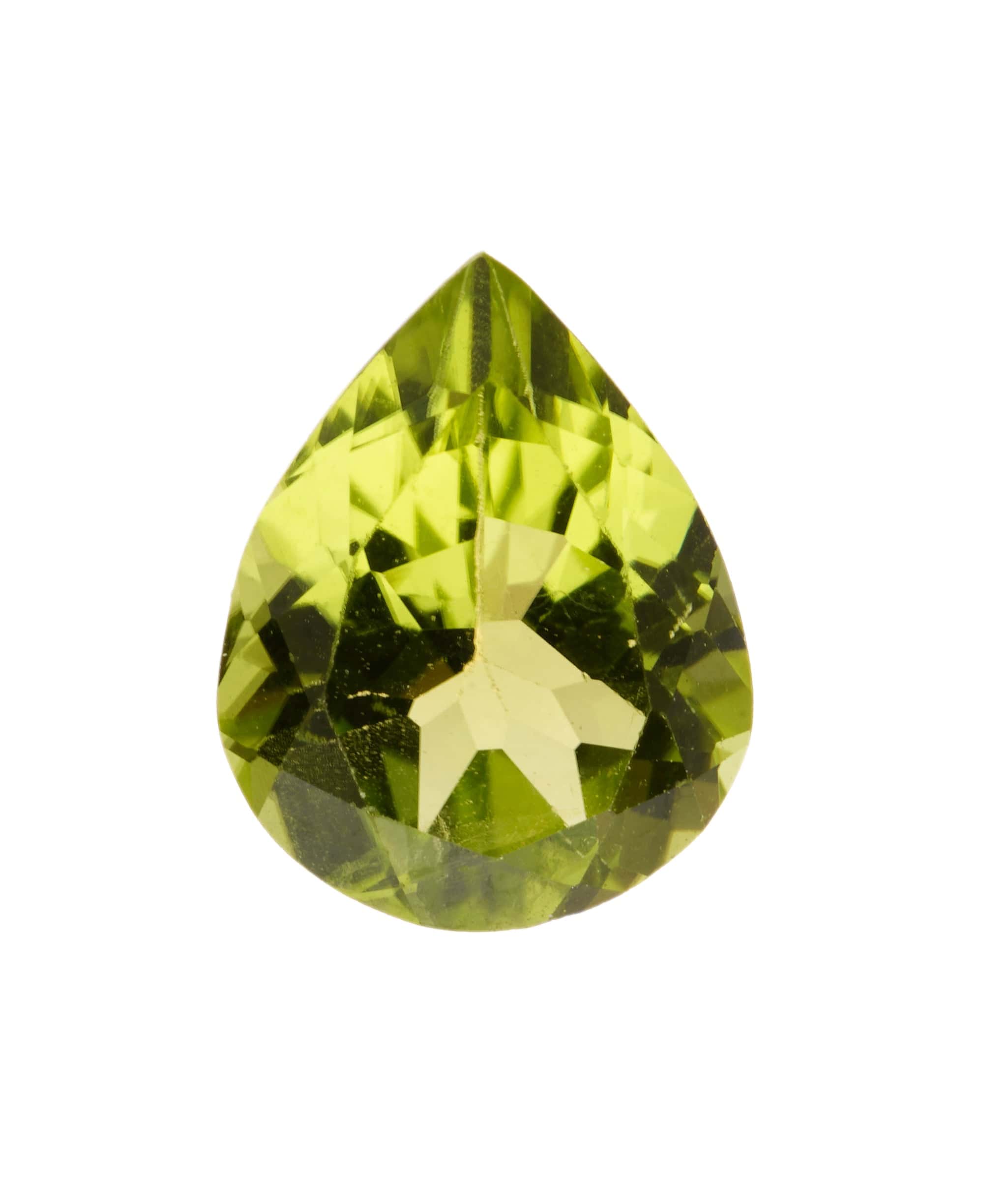 Luxury Promise 1.58 crt Peridot Pear Cut ALC3661