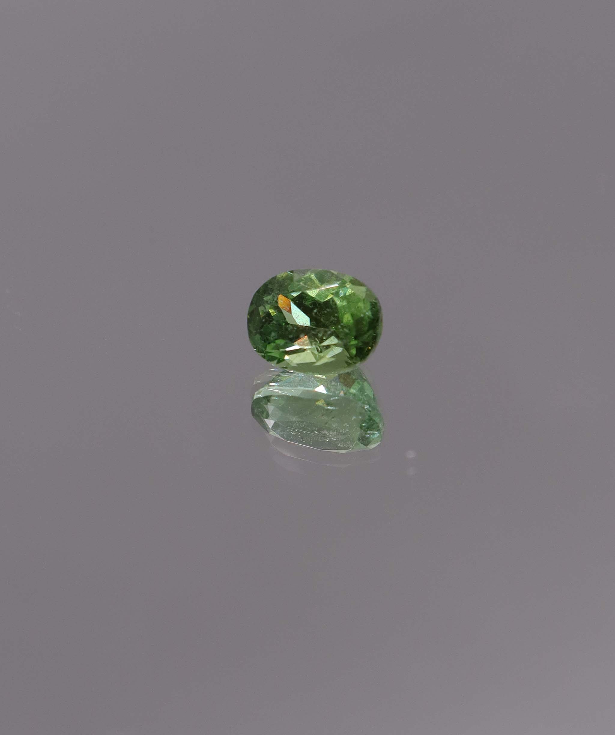 Luxury Promise 1.62ct Neon Green Paraiba Oval (Eye Clean) DXBCS1308