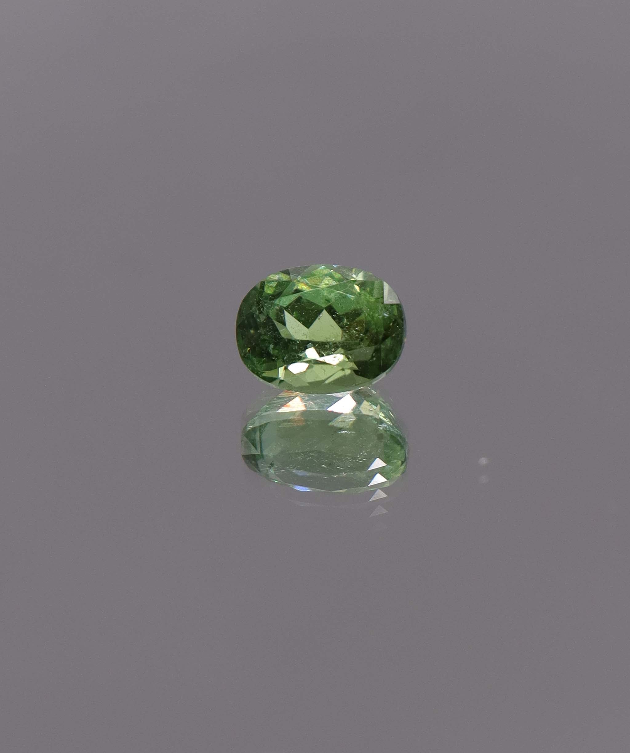 Luxury Promise 1.62ct Neon Green Paraiba Oval (Eye Clean) DXBCS1308