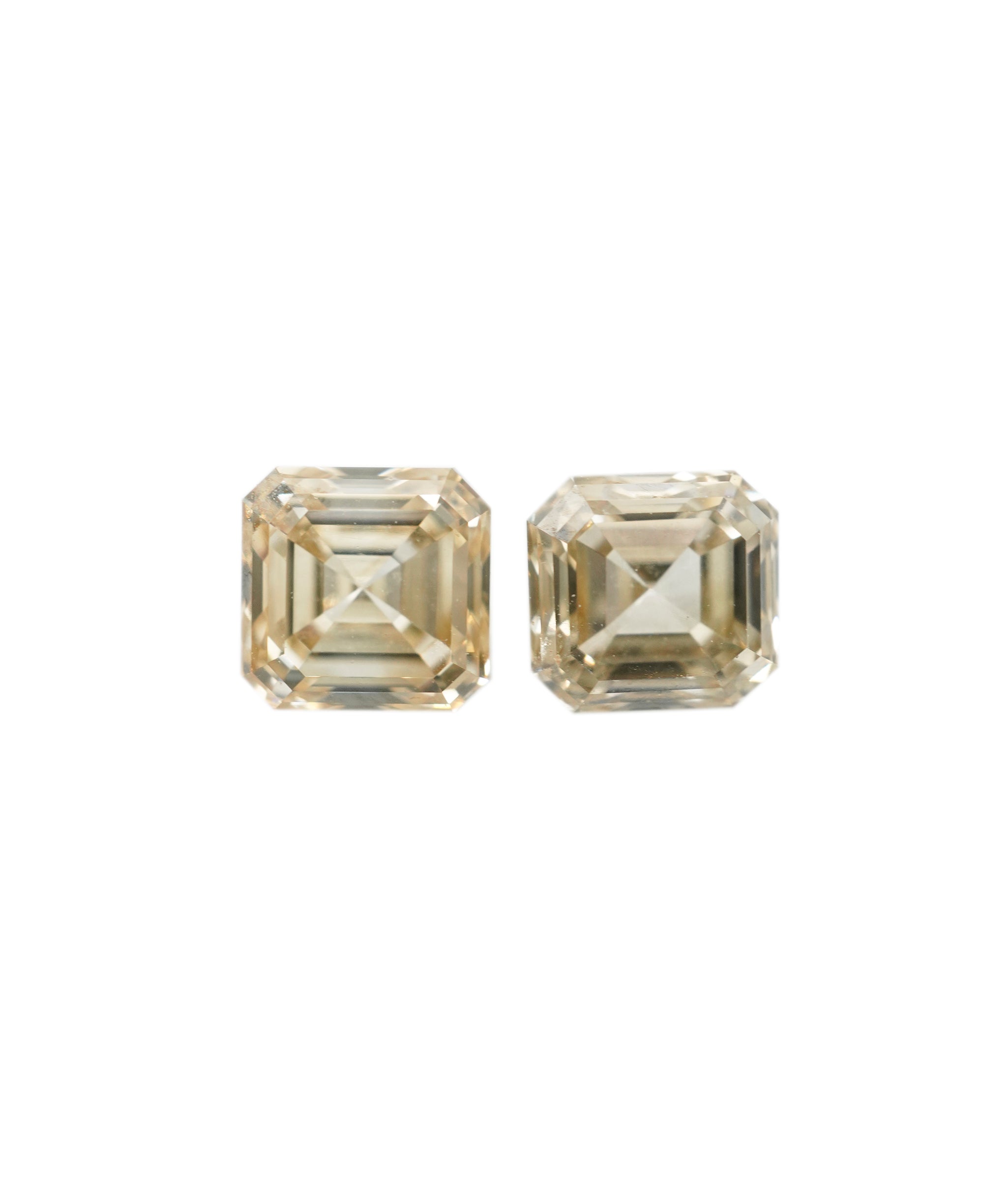 Luxury Promise 1.62ct  ORANGY PINK ASHER DIAMOND PAIR DBXN0547
