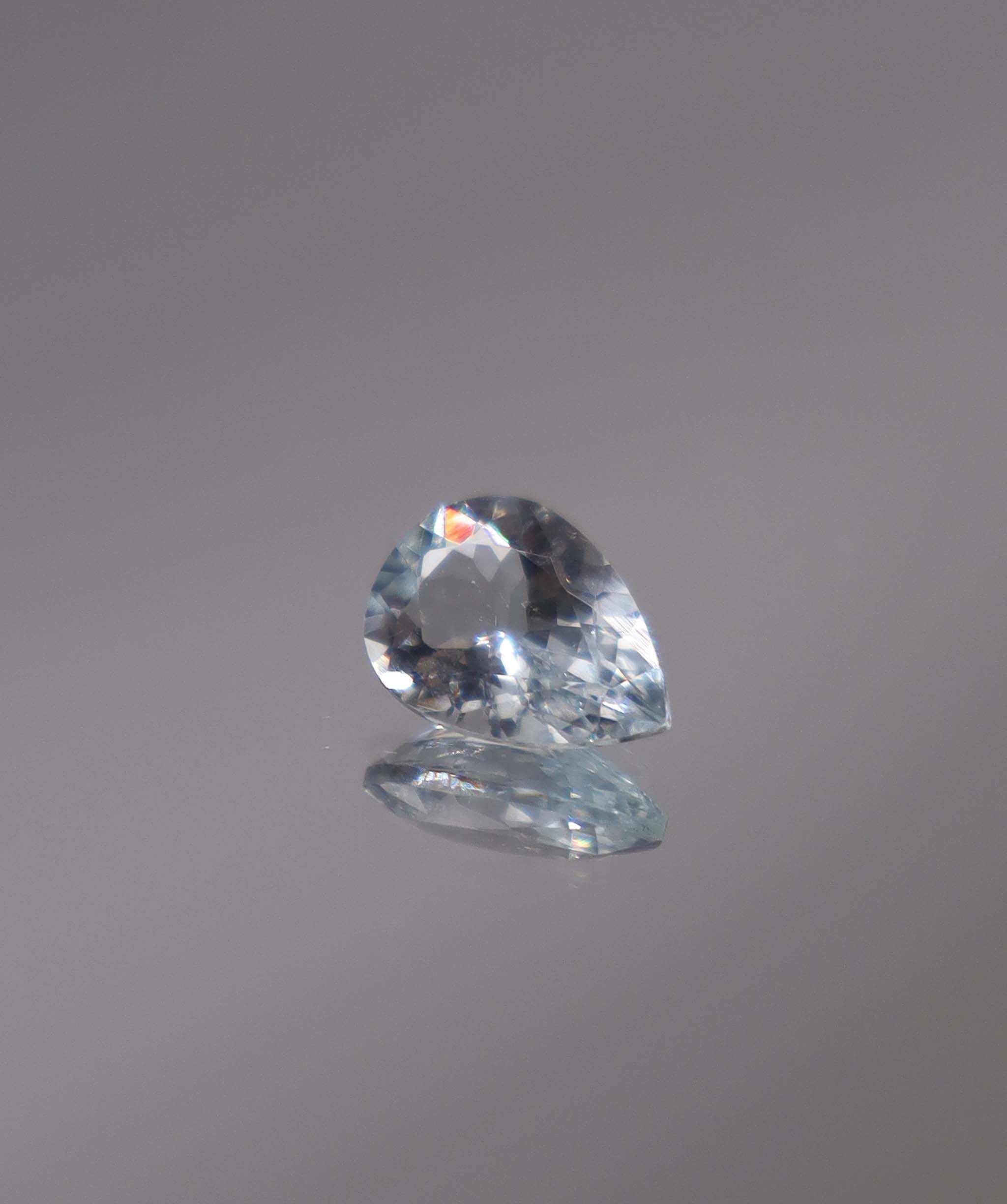 Luxury Promise 1.6ct aquamarine pear DXBCS0460