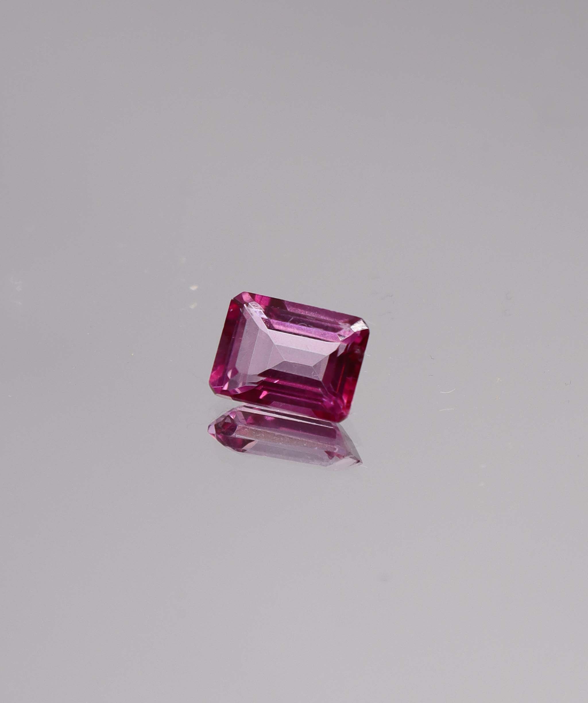 Luxury Promise 1.71ct Emerald Cut Pink Topaz DXBS6144