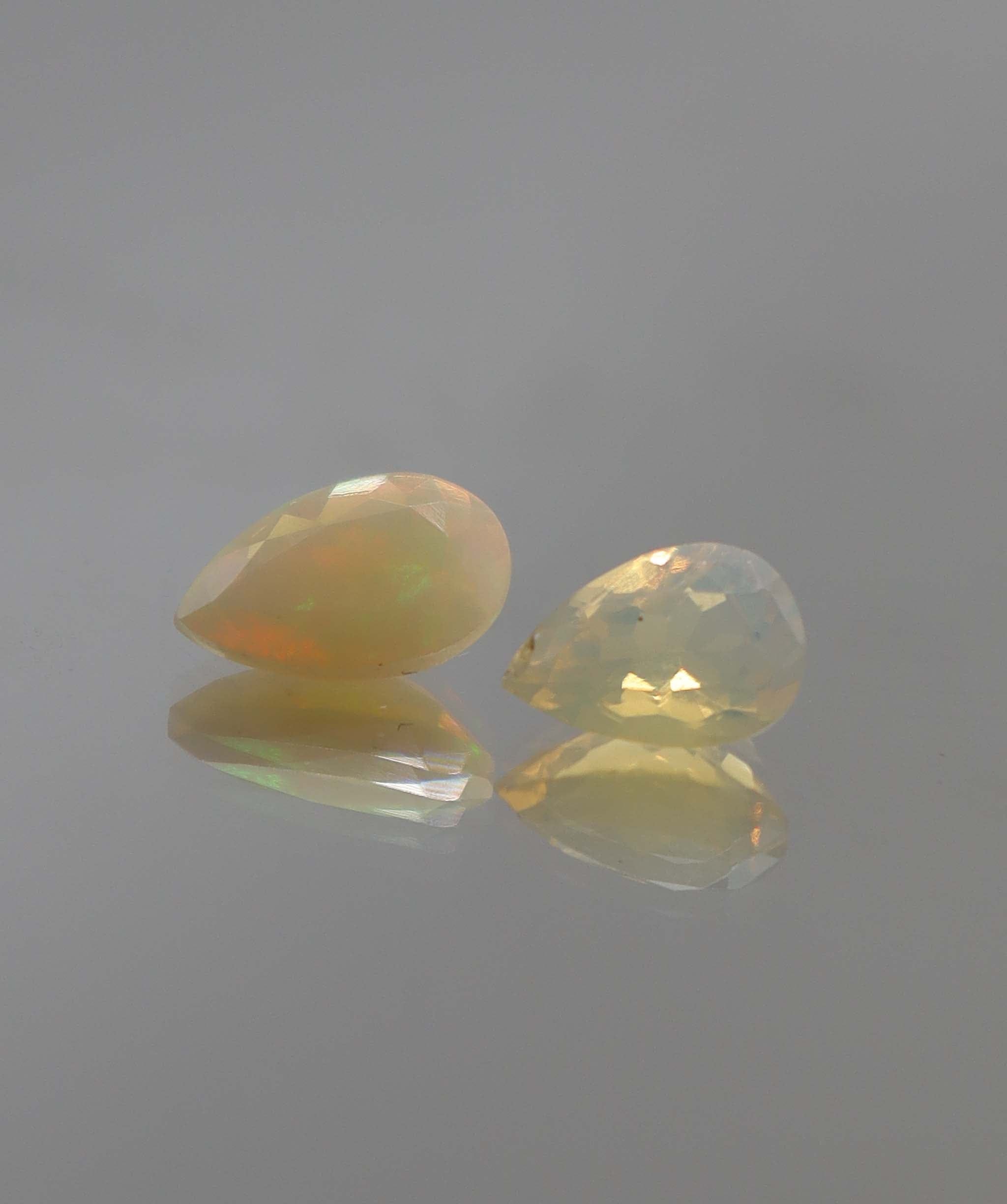 Luxury Promise 1.78ct Opal Pear pair DXBCS2311