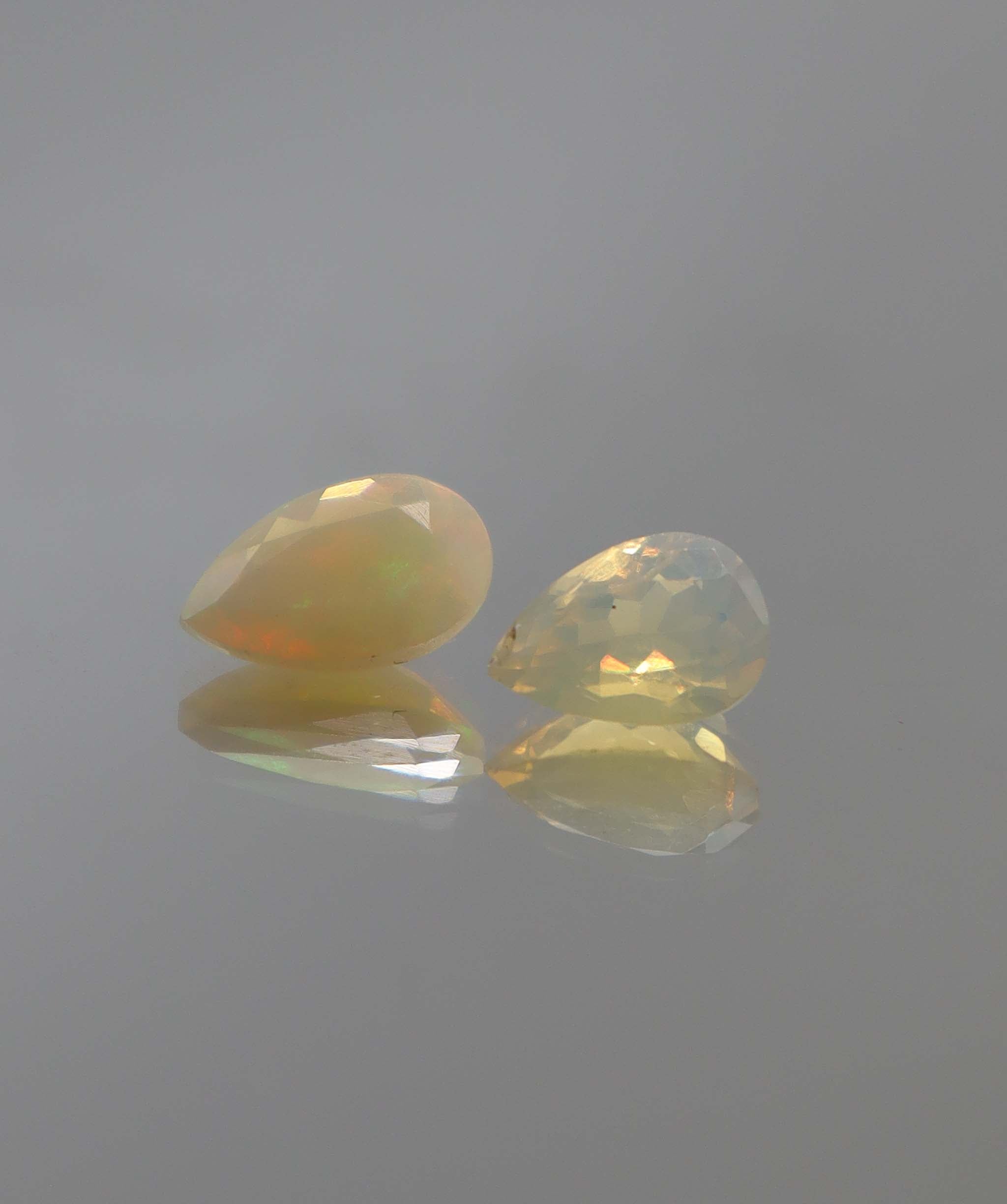 Luxury Promise 1.78ct Opal Pear pair DXBCS2311