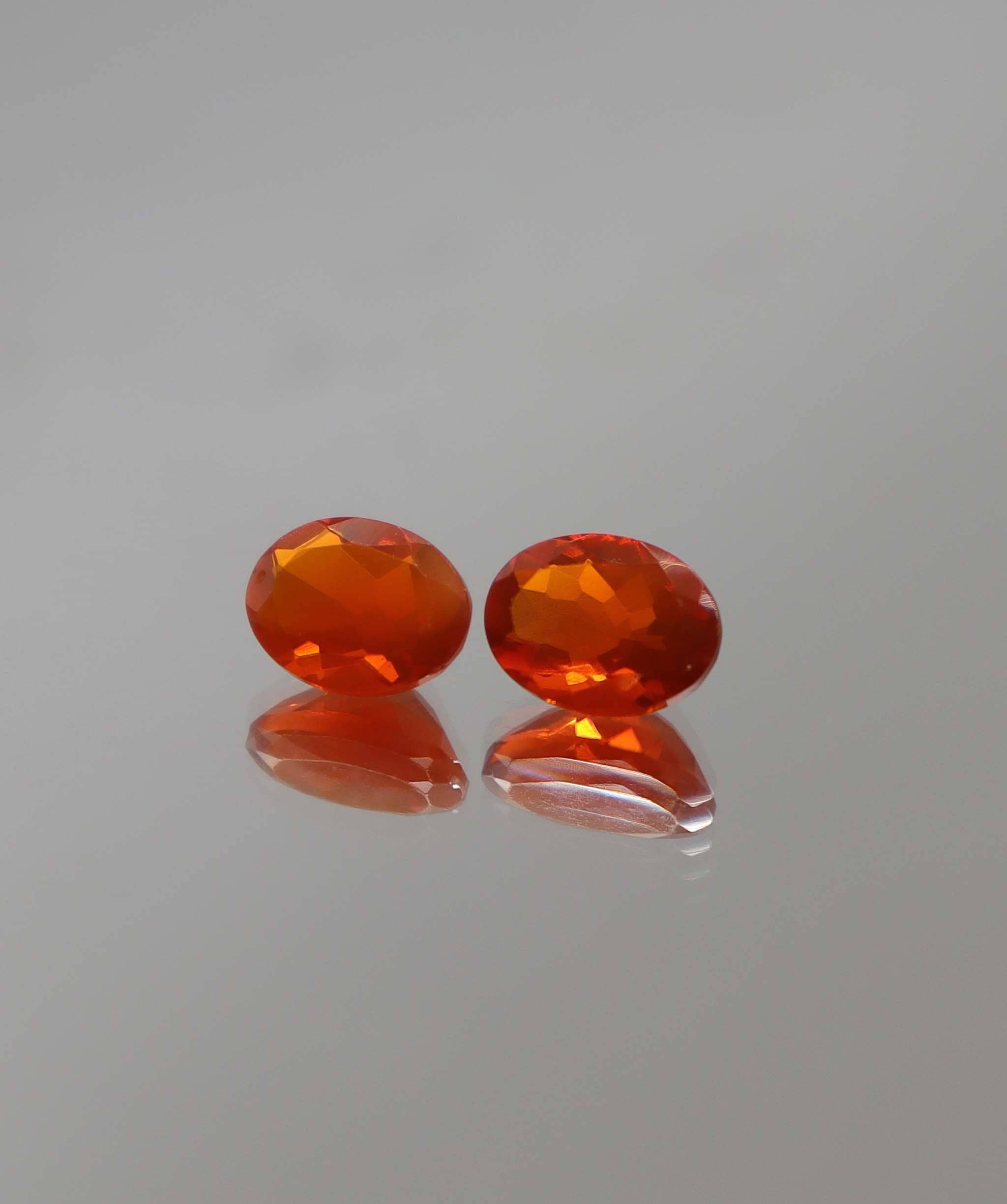 Luxury Promise 1.84ct Fire Opal Oval pair DXBCS2325