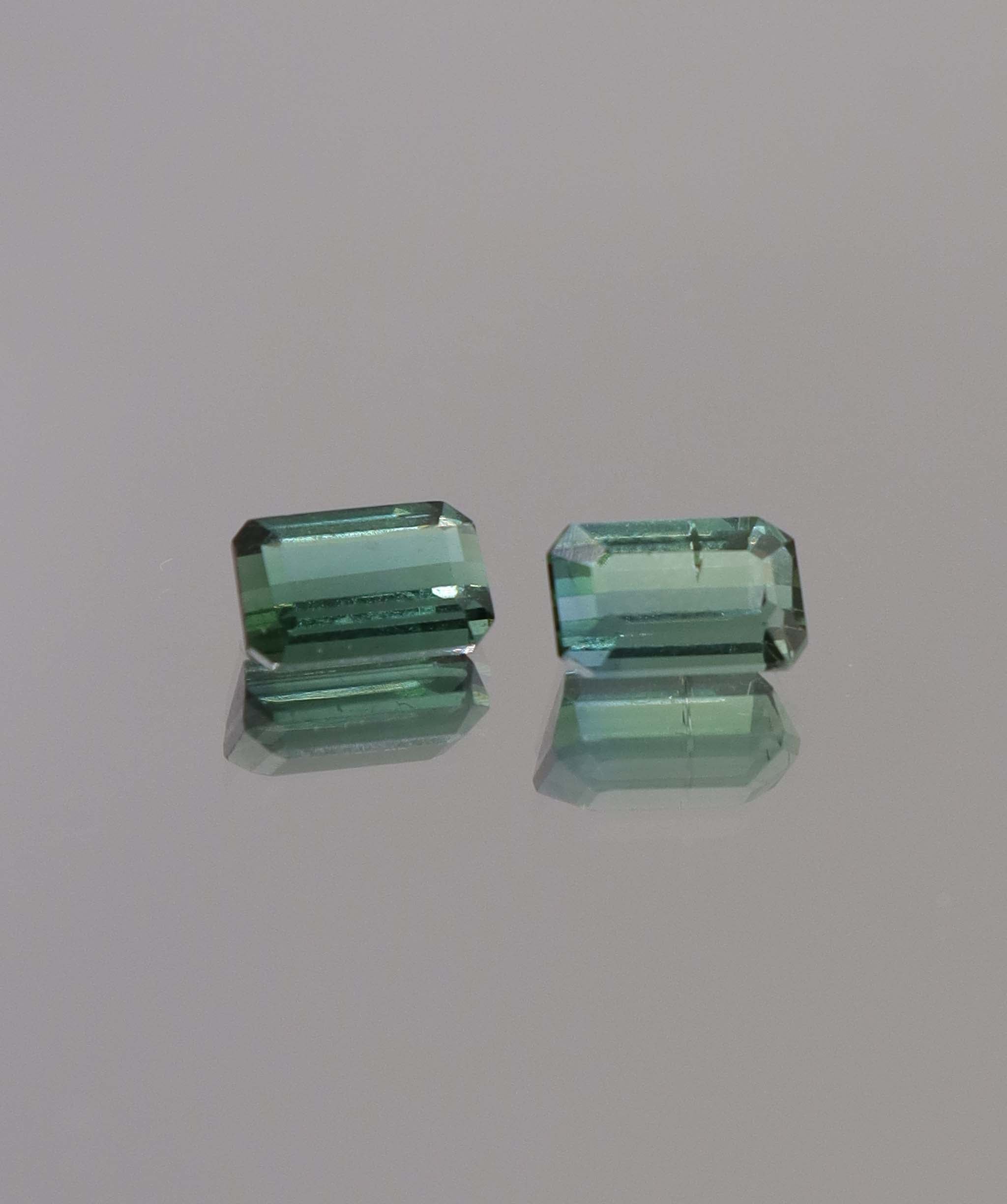 Luxury Promise 1.85ct Lagoon Tourmaline PAIR DXBCS1067