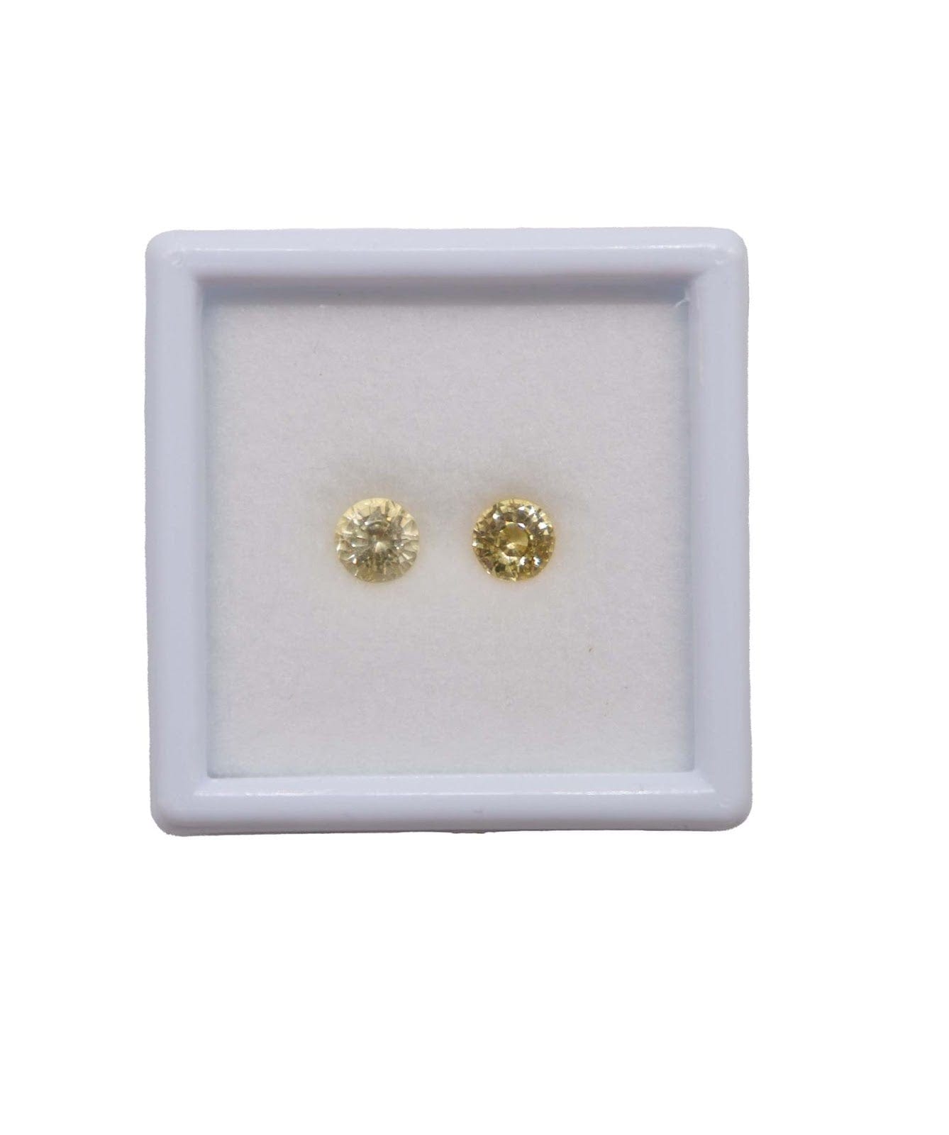 Luxury Promise 1.87CT  NATURAL YELLOW SAPPHIRE (PAIR)  MS 18270
