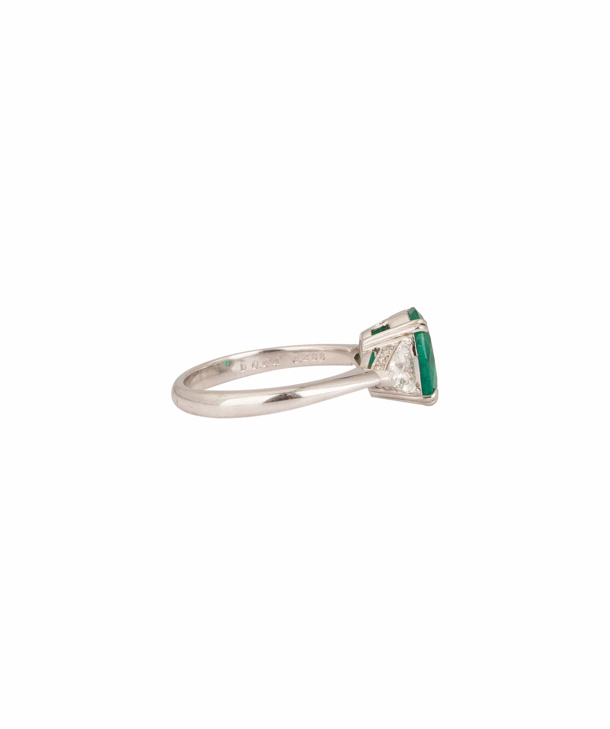Luxury Promise 1.95ct Colombian Emerald Oval Ring ALTC1010
