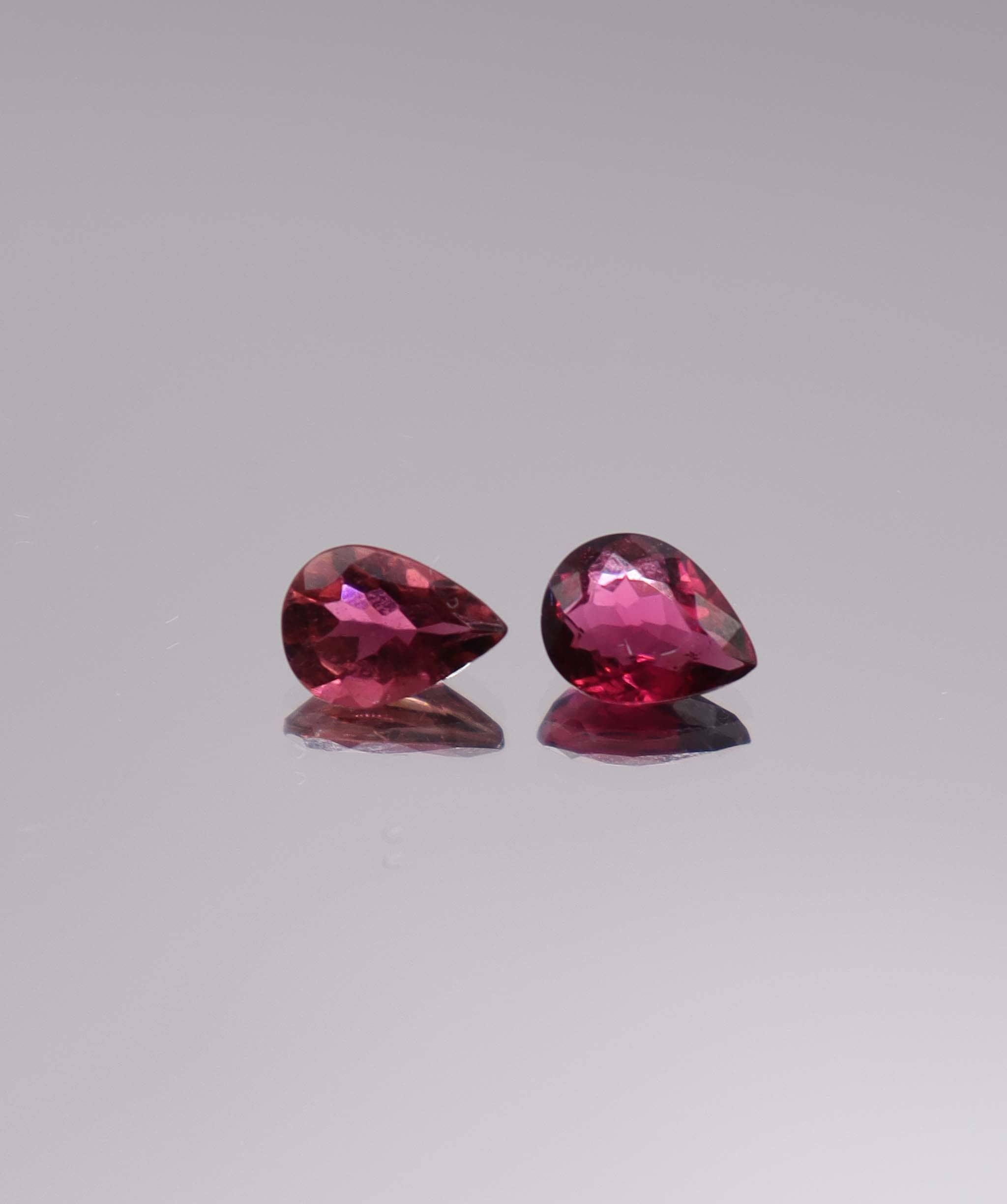 Luxury Promise 1.95ct Rubellite Pear pair DXBCS3280