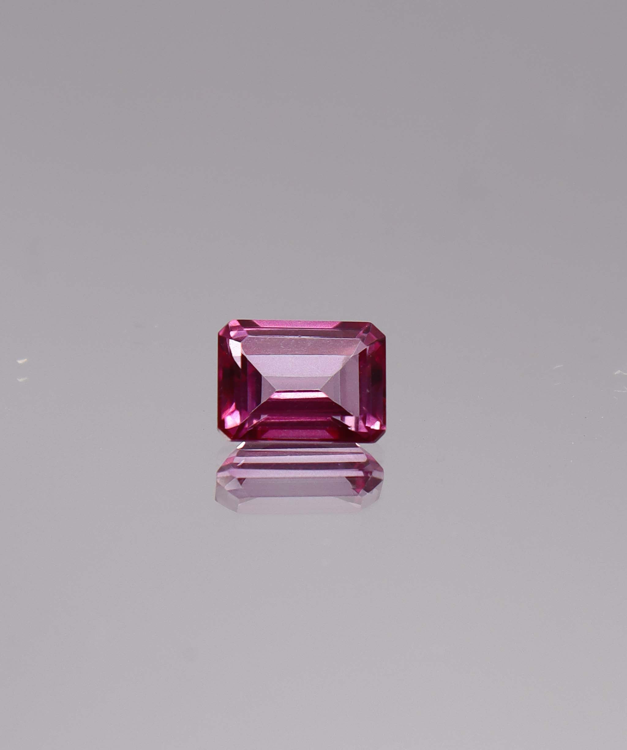 Luxury Promise 1.96ct Emerald Cut Pink Topaz DXBS6145