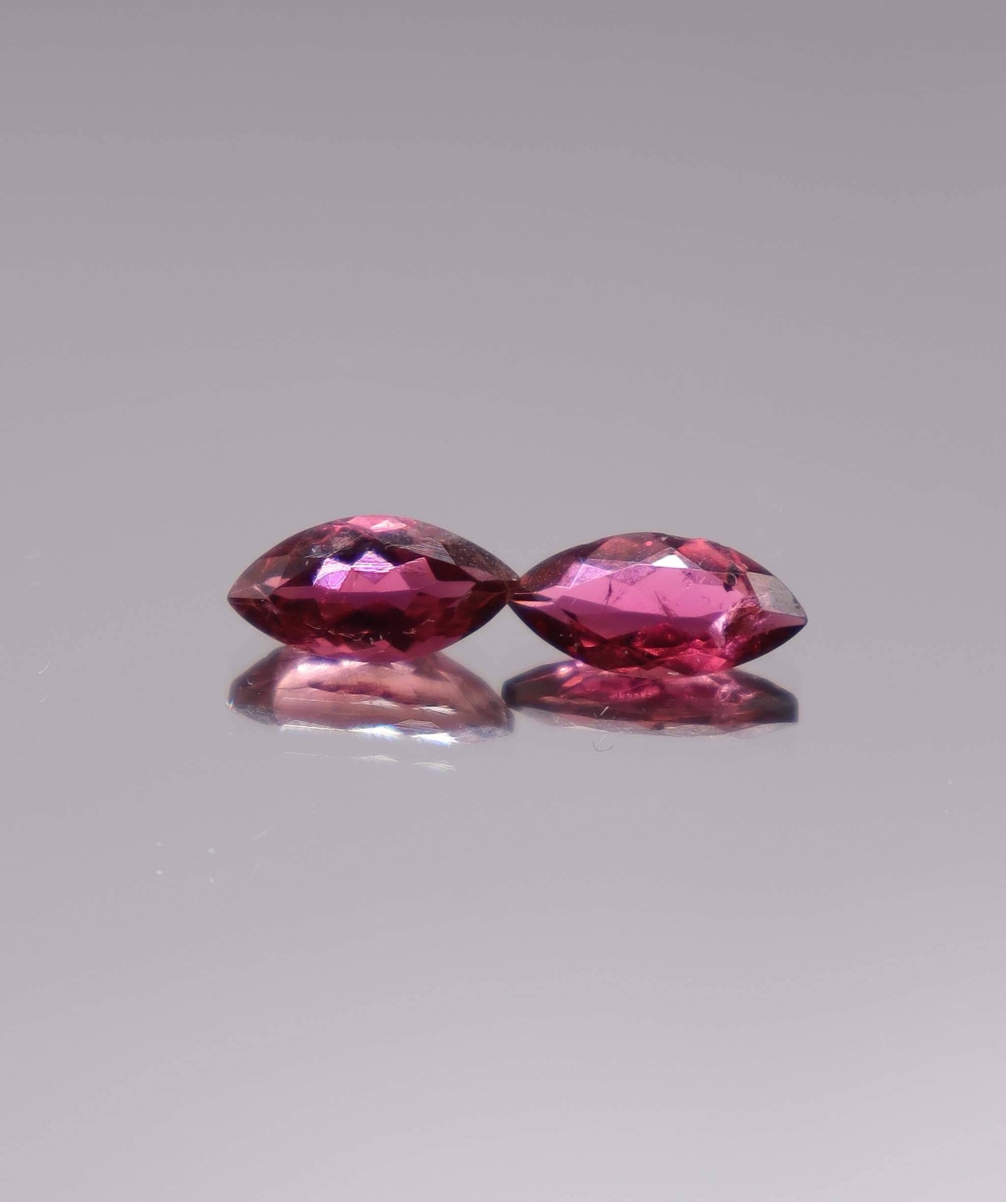 Luxury Promise 1.99ct Rubellite Marquise pair DXBCS3281