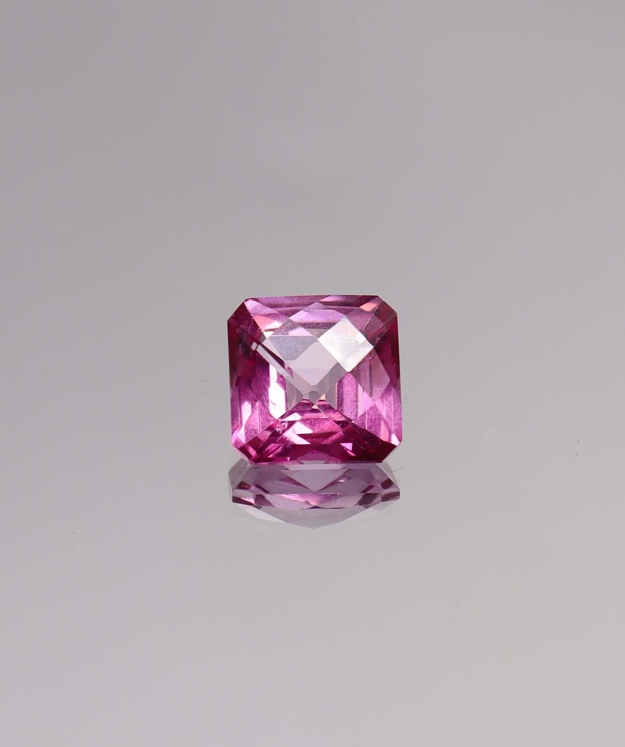 Luxury Promise 10.07ct Radiant Square Cut Pink Topaz DXBS6135