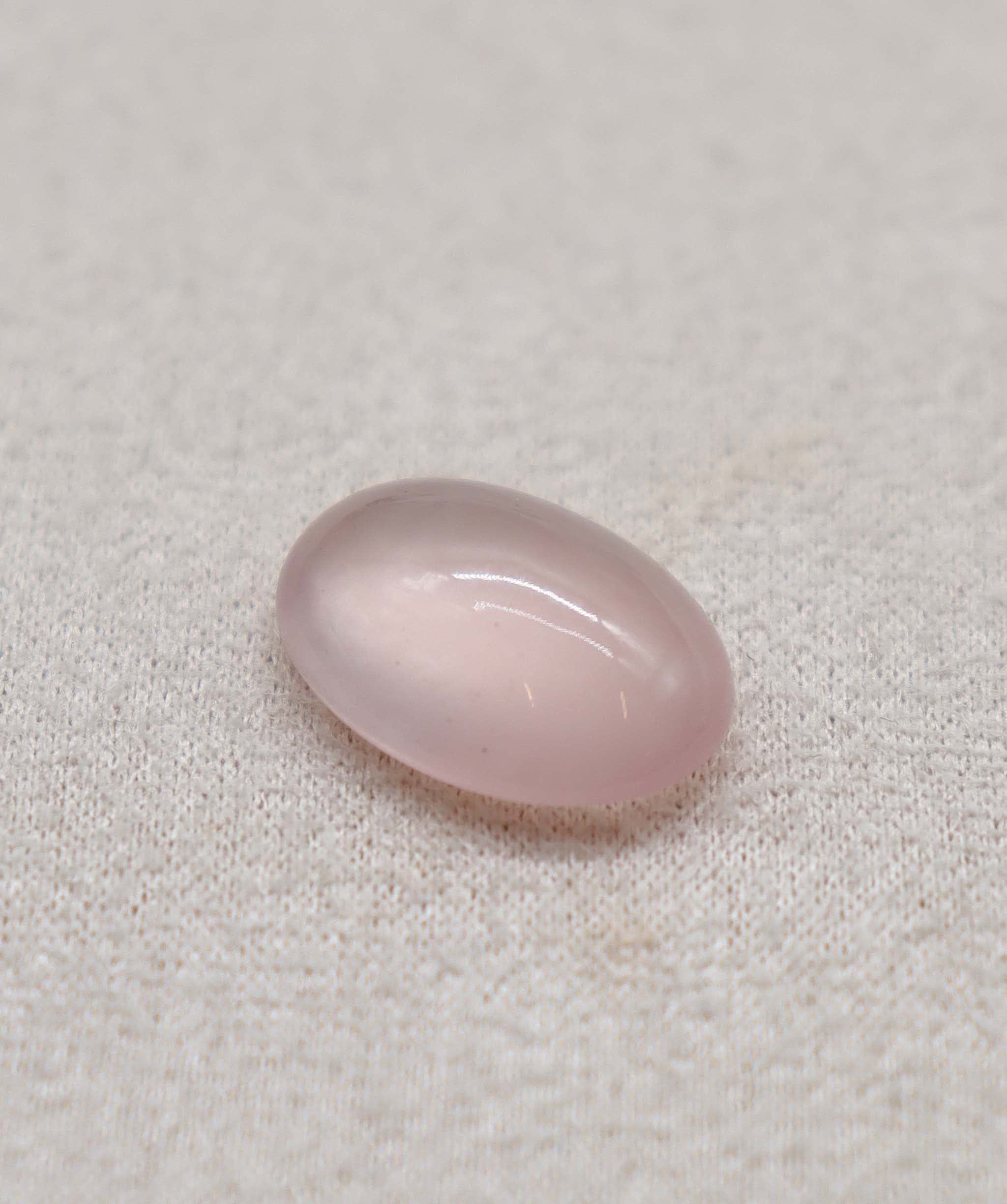 Luxury Promise 10.48ct Rose Quartz Cabochon Oval DXBCS2405