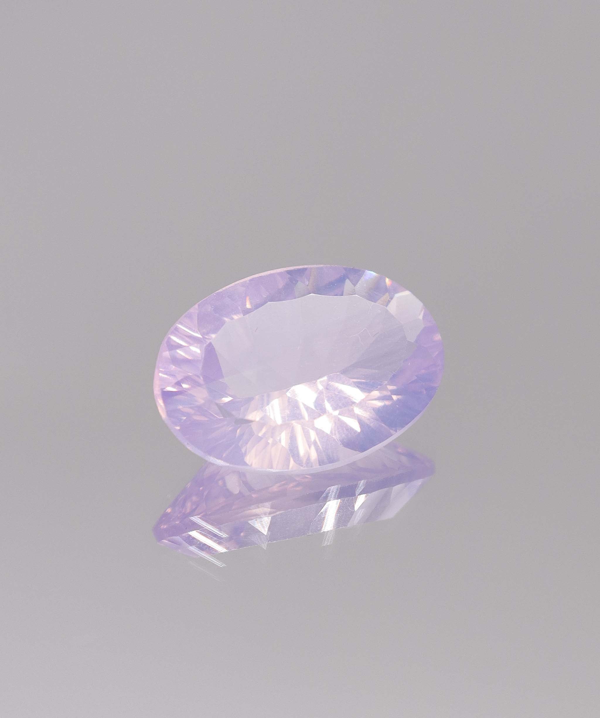 Luxury Promise 10.95ct Lavender Quartz Concave Cut DXBCS2793