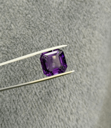Luxury Promise 12.69ct purple Amethyst square octagon DXBCS2754