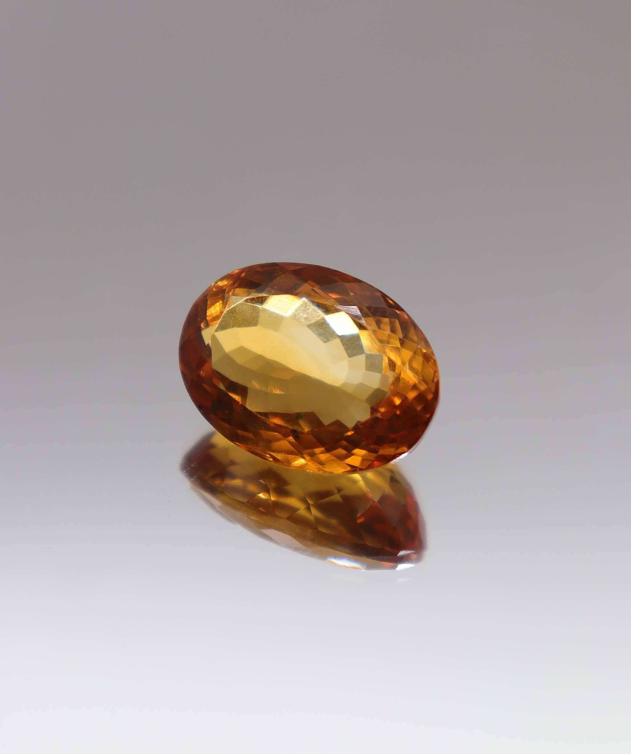 Luxury Promise 13.43ct Madeira Citrine Oval DXBCS2389