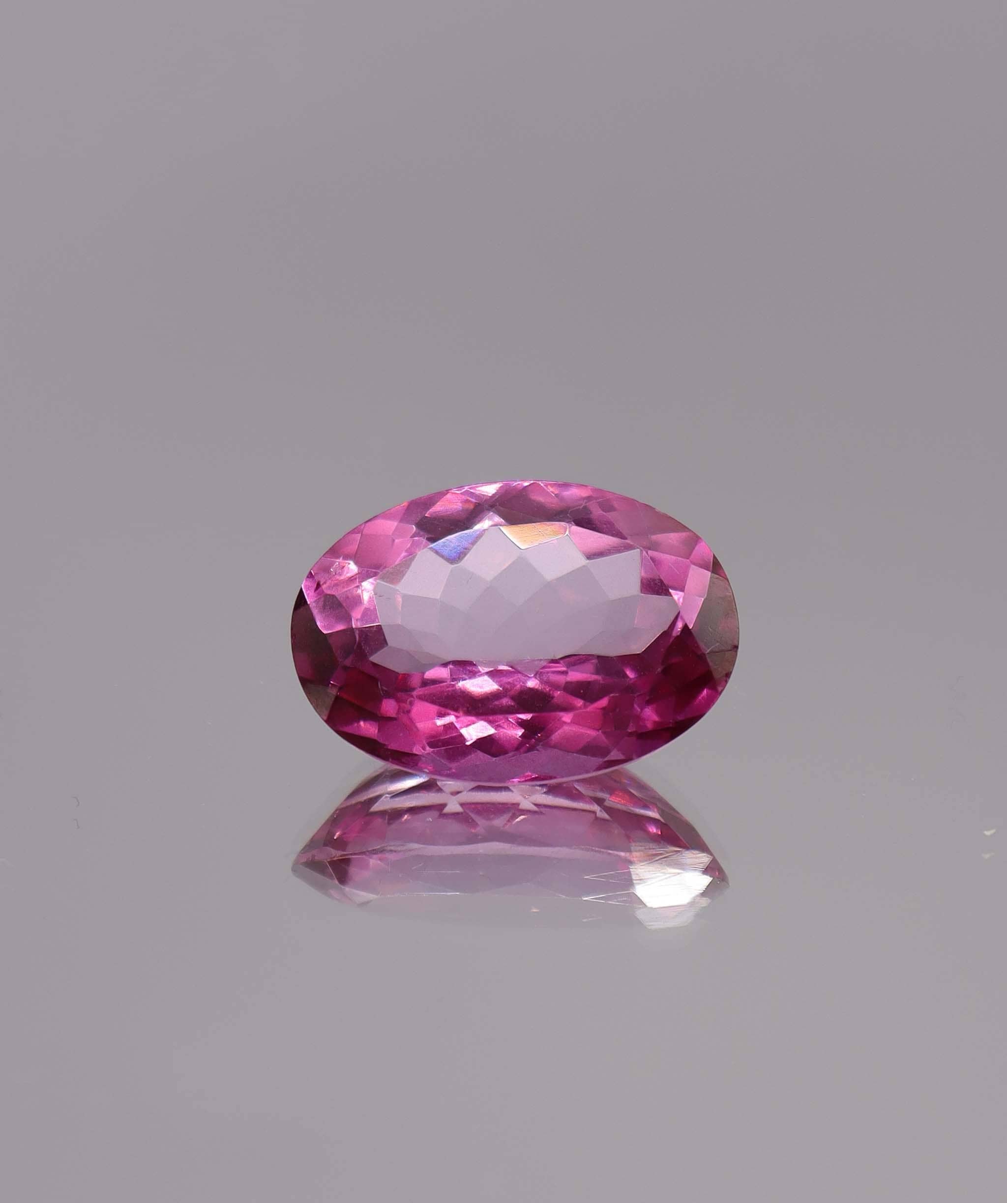 Luxury Promise 14.21ct Oval Cut Pink Topaz DXBS6137