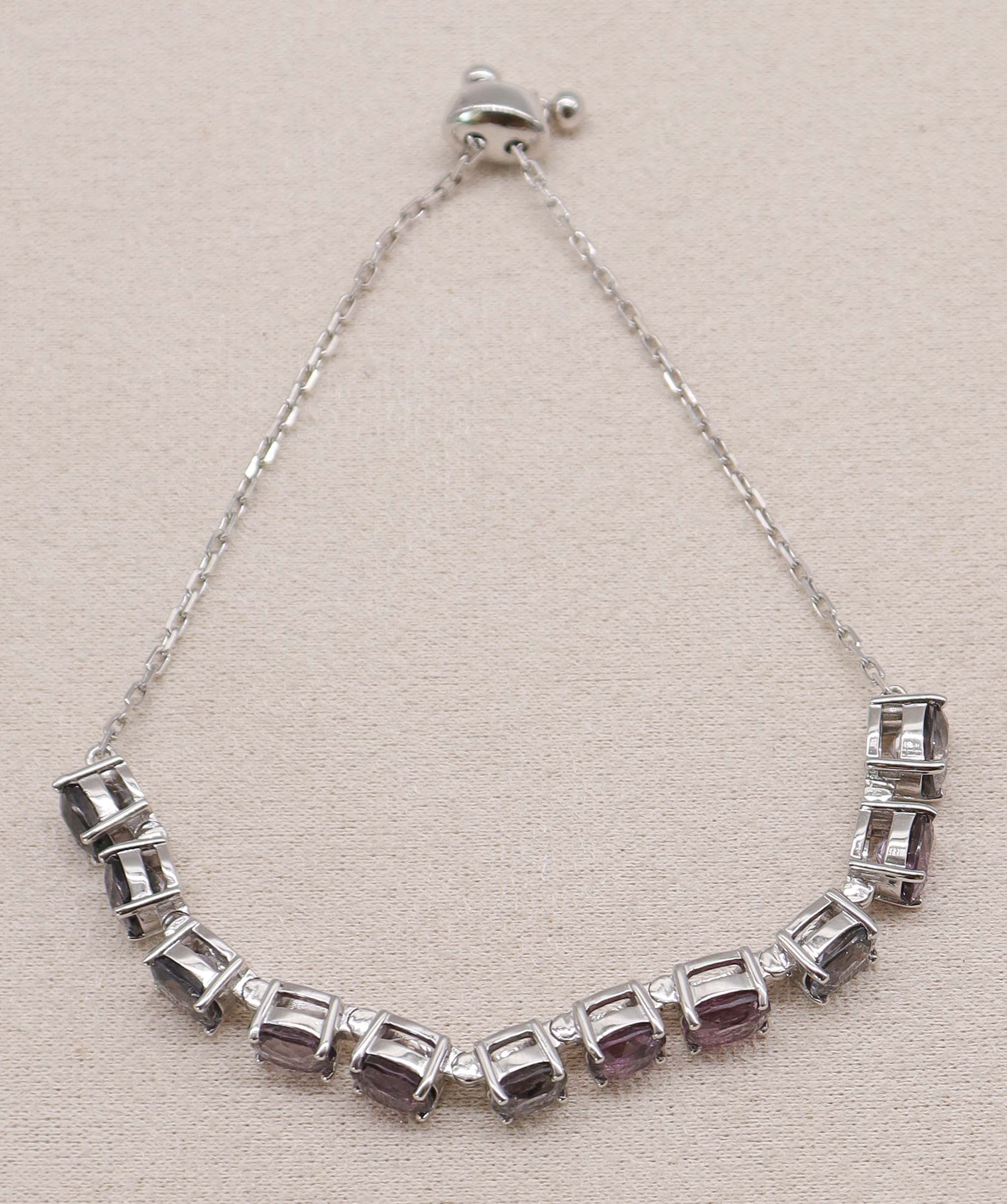 Luxury Promise 15.69ct spinel wg bracelet &nbsp;7-9INCH DXBD0321