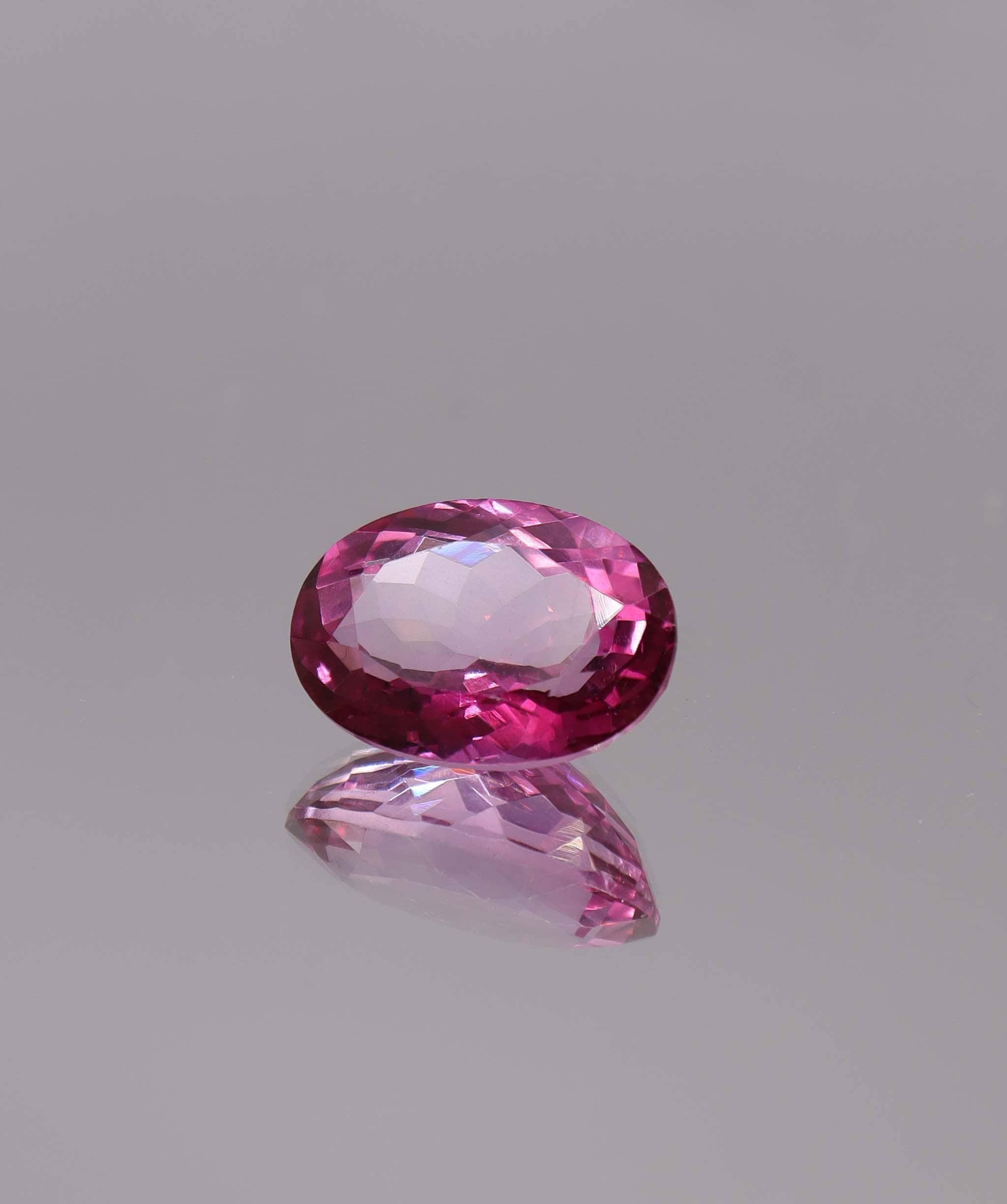 Luxury Promise 16.73ct Oval Cut Pink Topaz DXBS6136