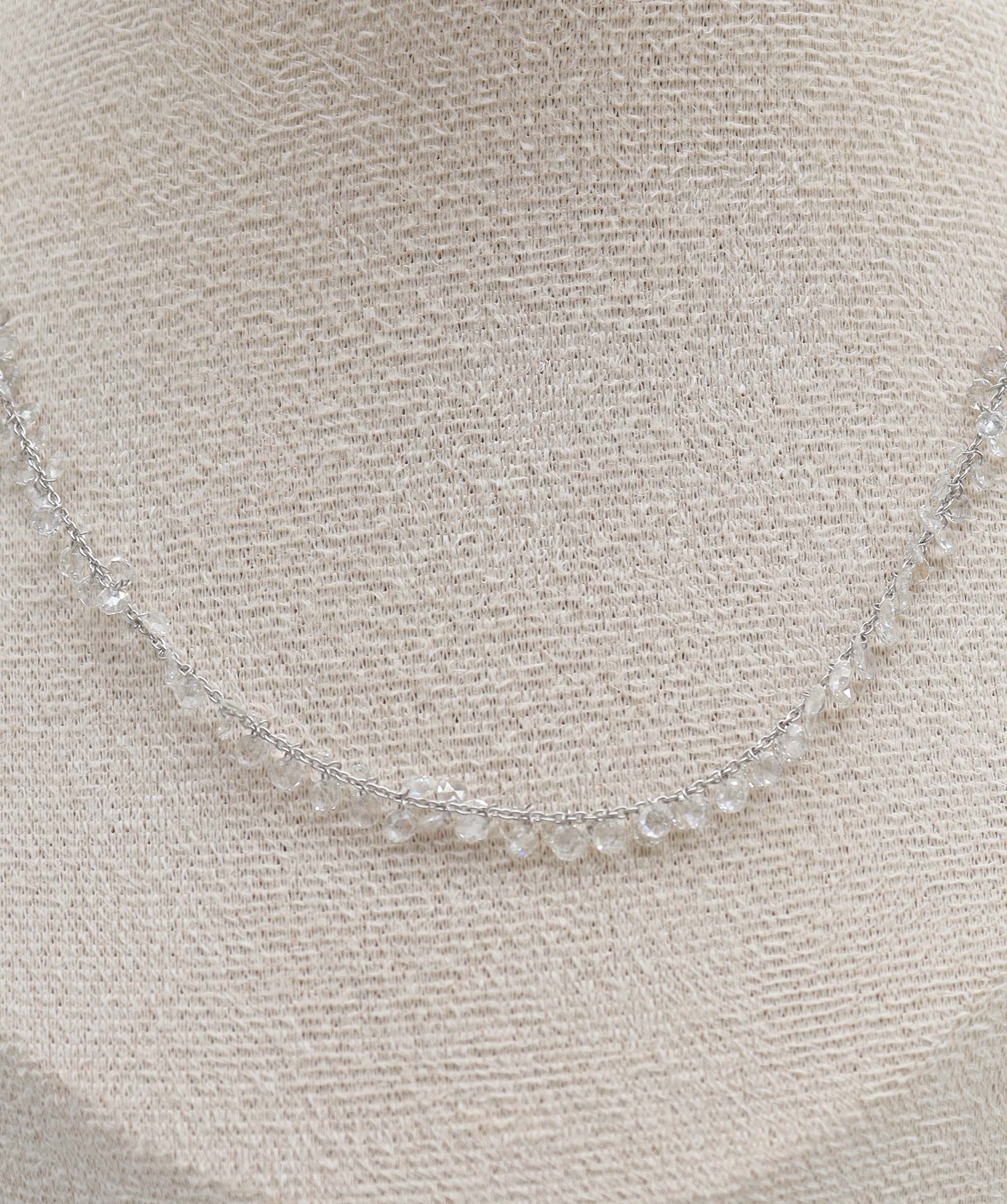 Luxury Promise 18K GOLD & DIAMOND NECKLACE DXBS6198