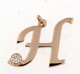 Luxury Promise 18K RG PENDANT WITH DIAMOND DD 1p 0.06Ct RG 2.000G P18855-14259