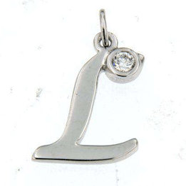 Luxury Promise 18K WG PENDANT WITH DIAMOND DD 1p 0.05Ct WG 1.000G P18859-14116