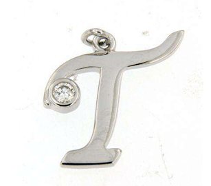 Luxury Promise 18K WG PENDANT WITH DIAMOND DD 1p 0.05Ct WG 1.200G P18867-14124