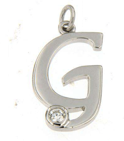 Luxury Promise 18K WG PENDANT WITH DIAMOND DD 1p 0.05Ct WG 1.500G P18854-14111