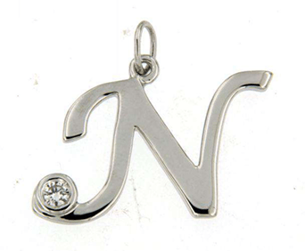 Luxury Promise 18K WG PENDANT WITH DIAMOND DD 1p 0.05Ct WG 1.600G P18861-14200