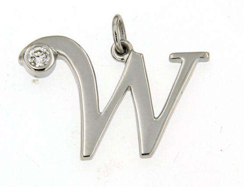 Luxury Promise 18K WG PENDANT WITH DIAMOND DD 1p 0.05Ct WG 1.700G P18870-14127