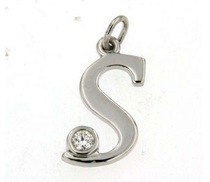 Luxury Promise 18K WG PENDANT WITH DIAMOND DD 1p 0.06Ct WG 0.900G P18866-14201